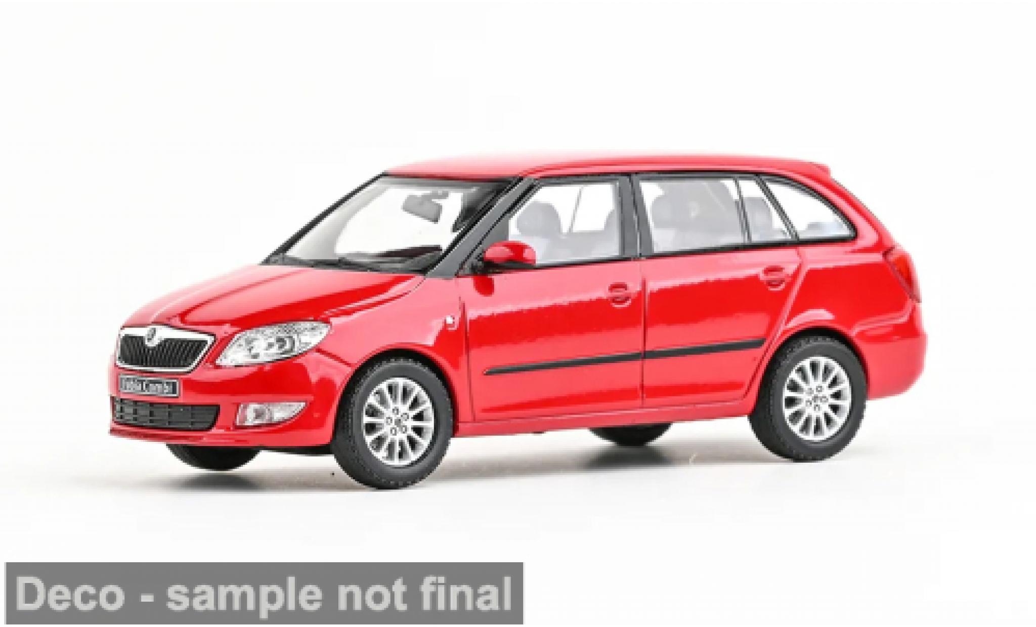 Skoda Fabia 1/43 Abrex II FL rot 2013 1:43 modellini auto