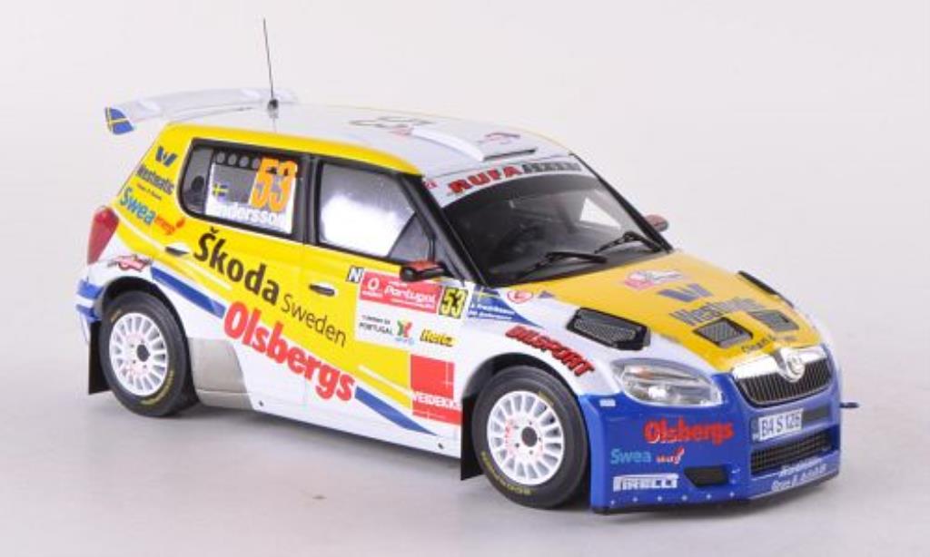 Skoda Fabia S2000 1/43 IXO S2000 No.53 Rufa Sport Rally Portugal 2010 modellino in miniatura