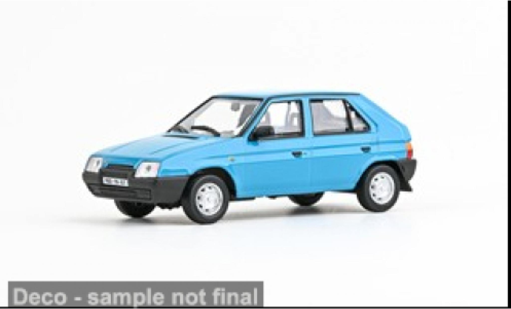 Skoda Favorit 1/43 Abrex 136L blau 1988 1:43 modellini auto