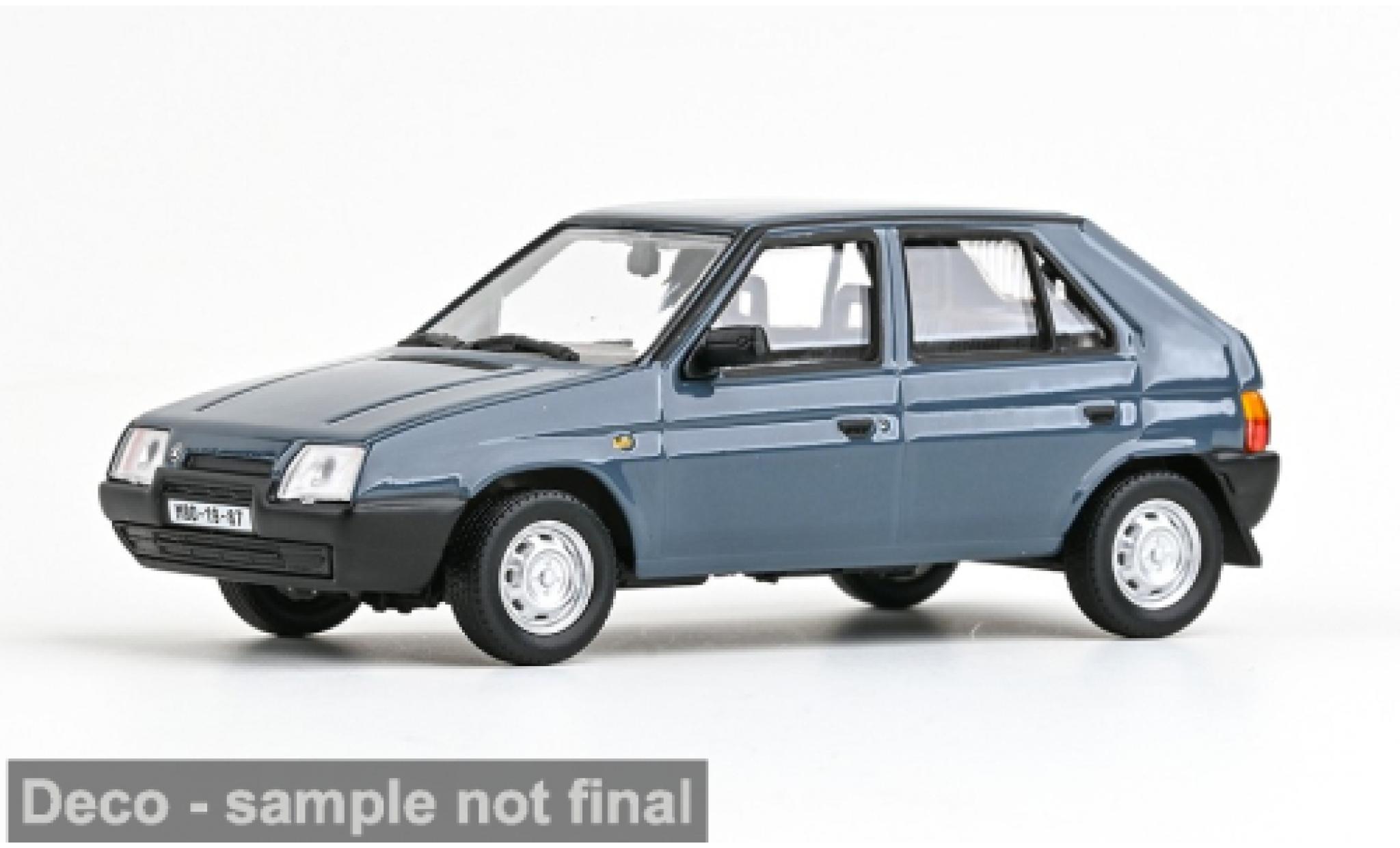 Skoda Favorit 1/43 Abrex 136L grau 1988 1:43 modellino in miniatura