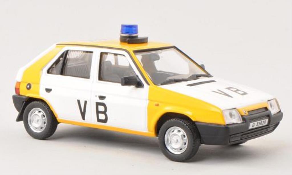 Skoda Favorit 1/43 Abrex VB (Tschechische Polizei) 1988 modellino in miniatura