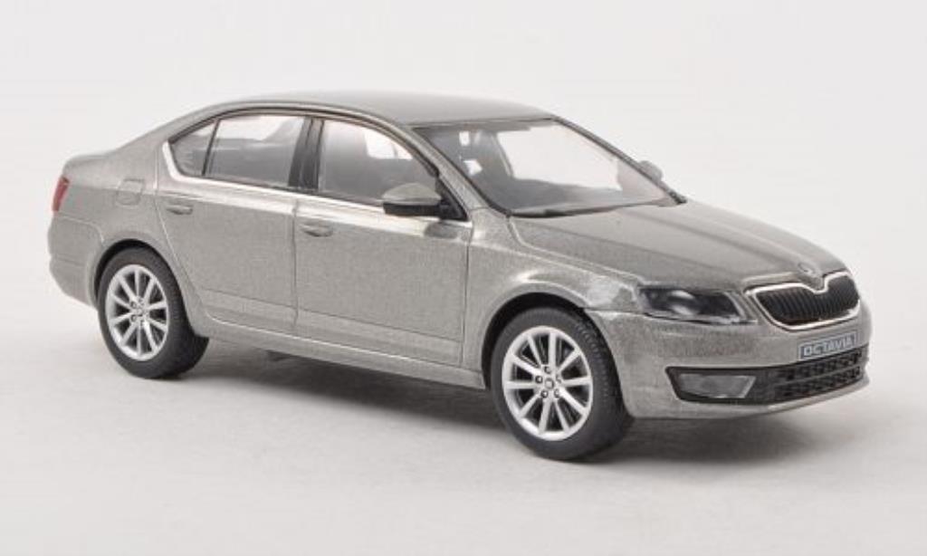Skoda Octavia 1/43 Abrex III grigio-beige 2013 modellino in miniatura