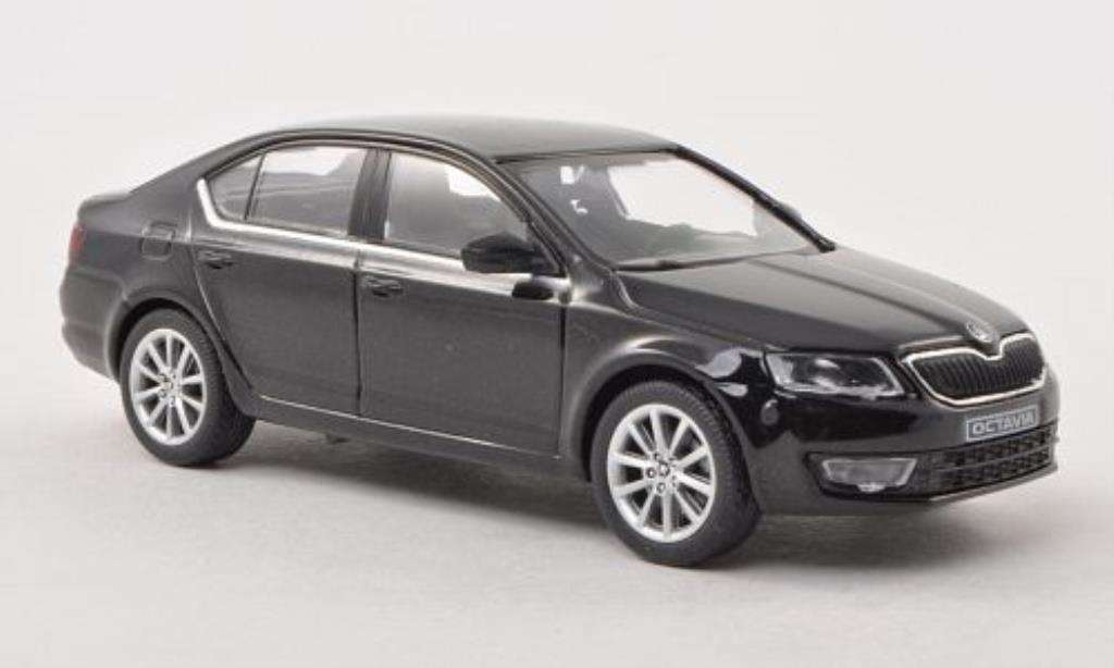 Skoda Octavia 1/43 Abrex III nero 2013 modellino in miniatura
