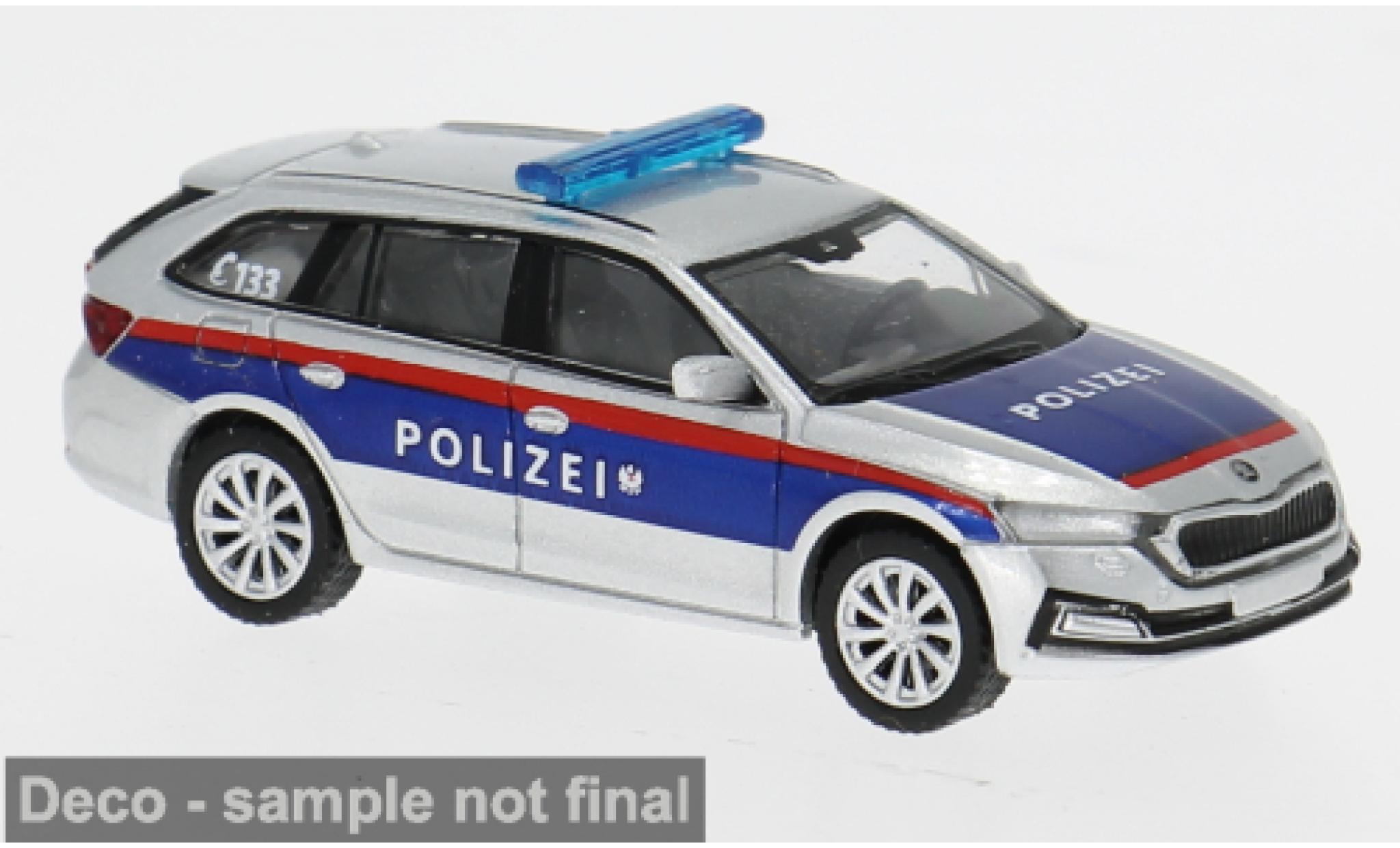 Skoda Octavia 1/87 PCX87 IV Combi 2019 Polizei (AT) 1:87 modellino in miniatura