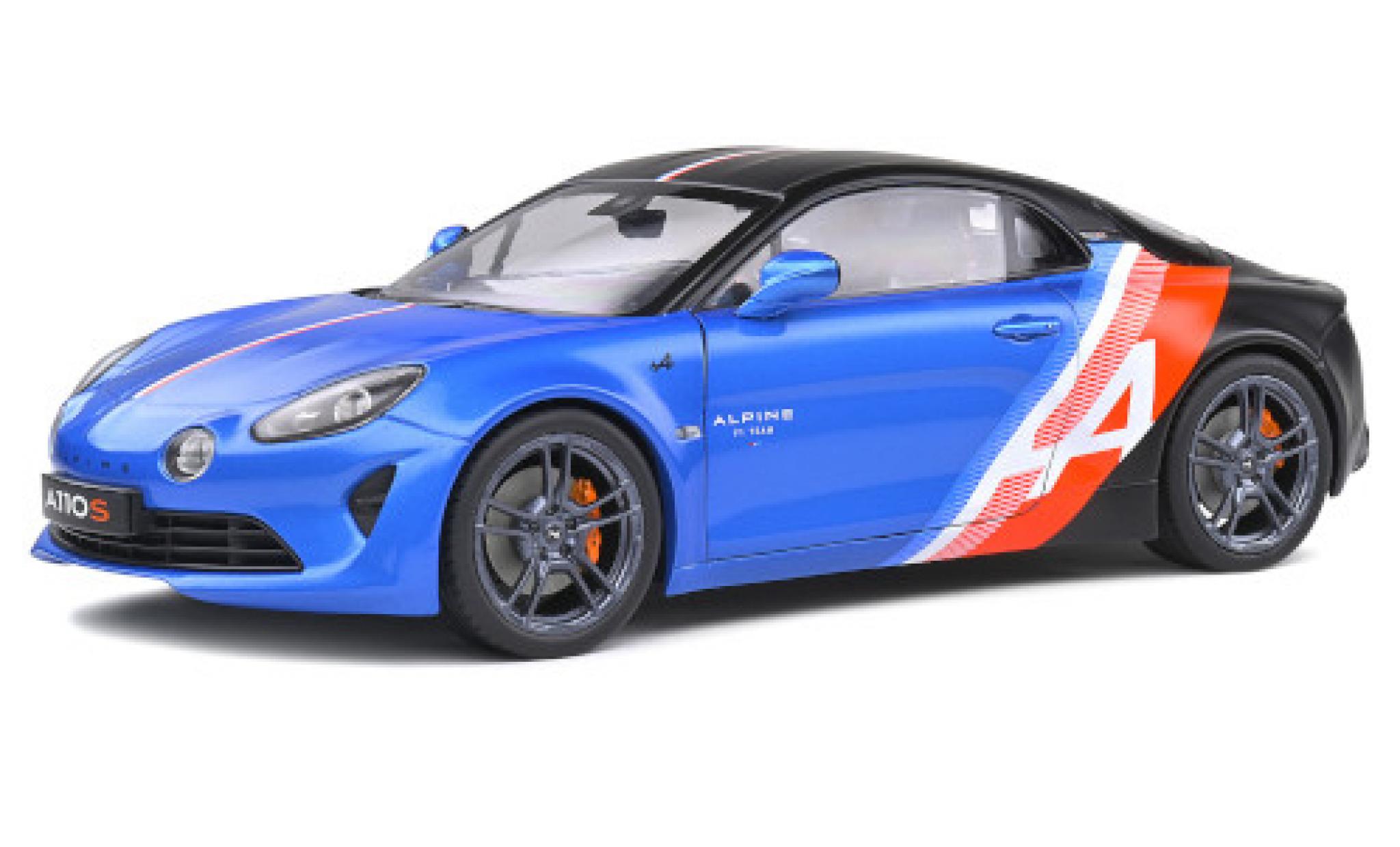 Alpine A110 1/18 Solido S Trackside Edition 2021 modellino in miniatura