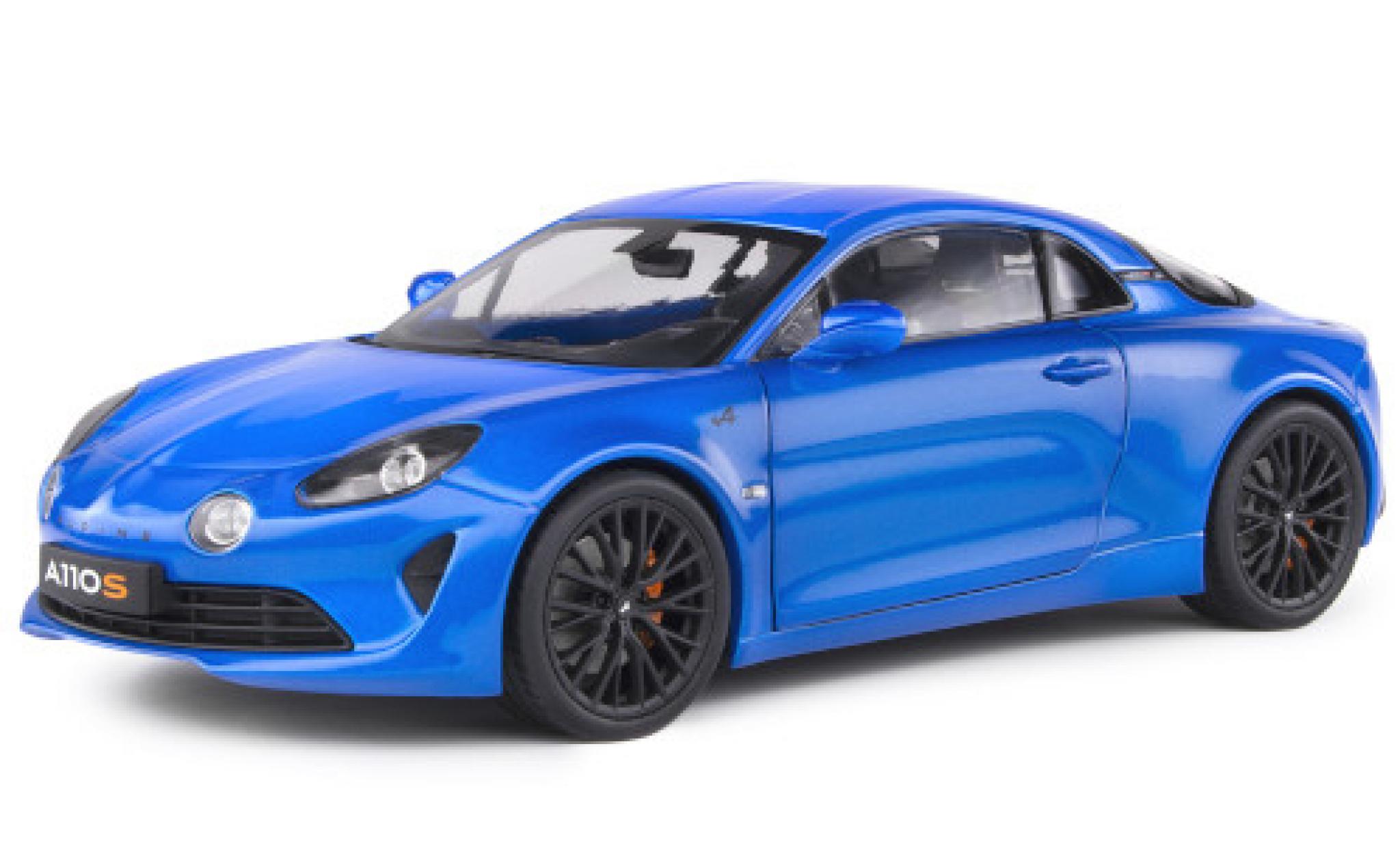 Alpine A110 1/18 Solido S metallico blu 2019 modellino in miniatura