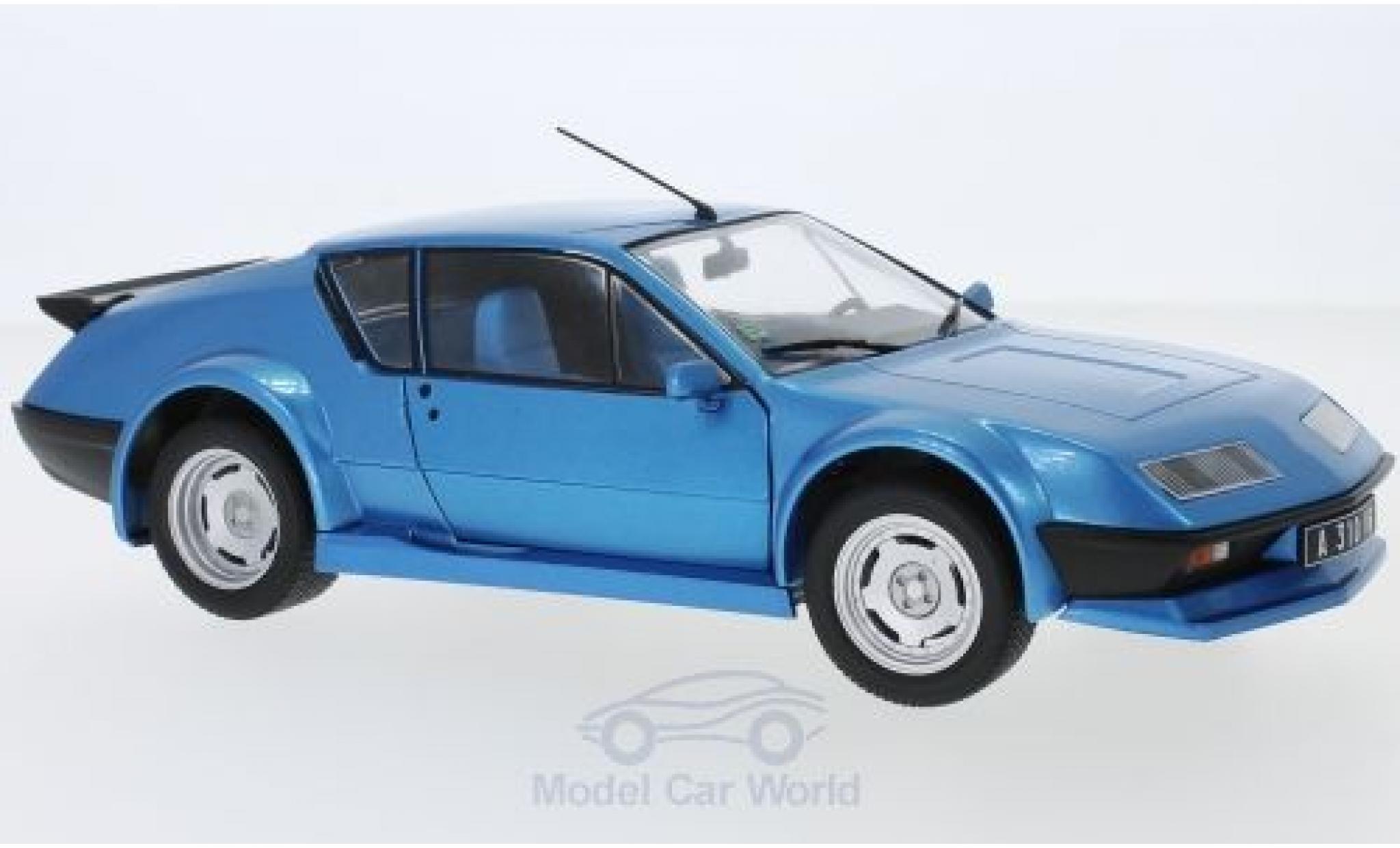 Alpine A310 1/18 Solido Renault A 310 Pack GT metallico blu 1983 modellino in miniatura