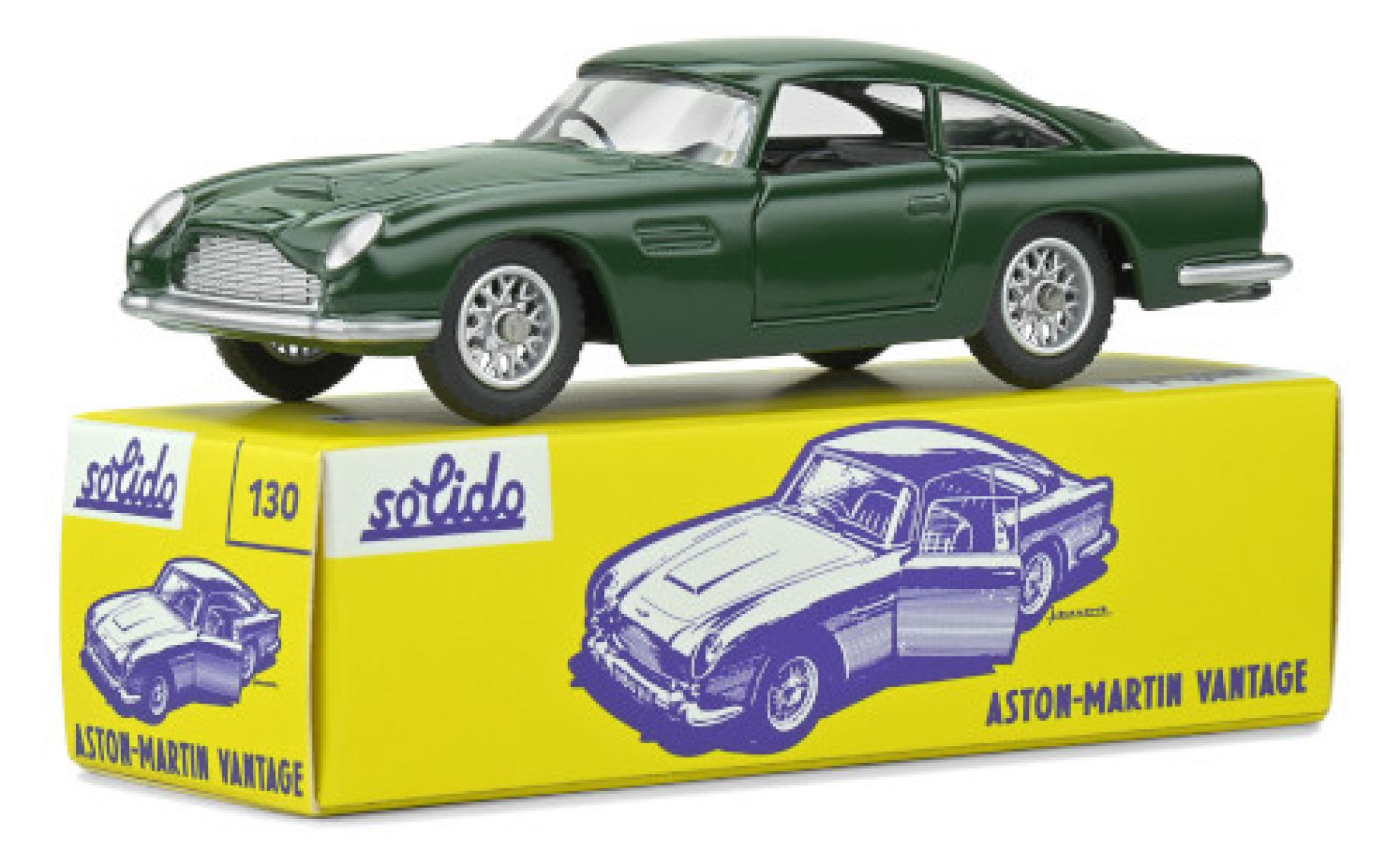 Aston Martin DB5 1/43 Solido Vantage verde RHD modellino in miniatura