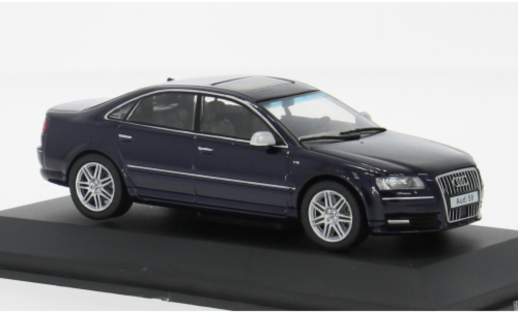 Audi S8 1/43 Solido (D3) blau 2010 1:43 modellino in miniatura