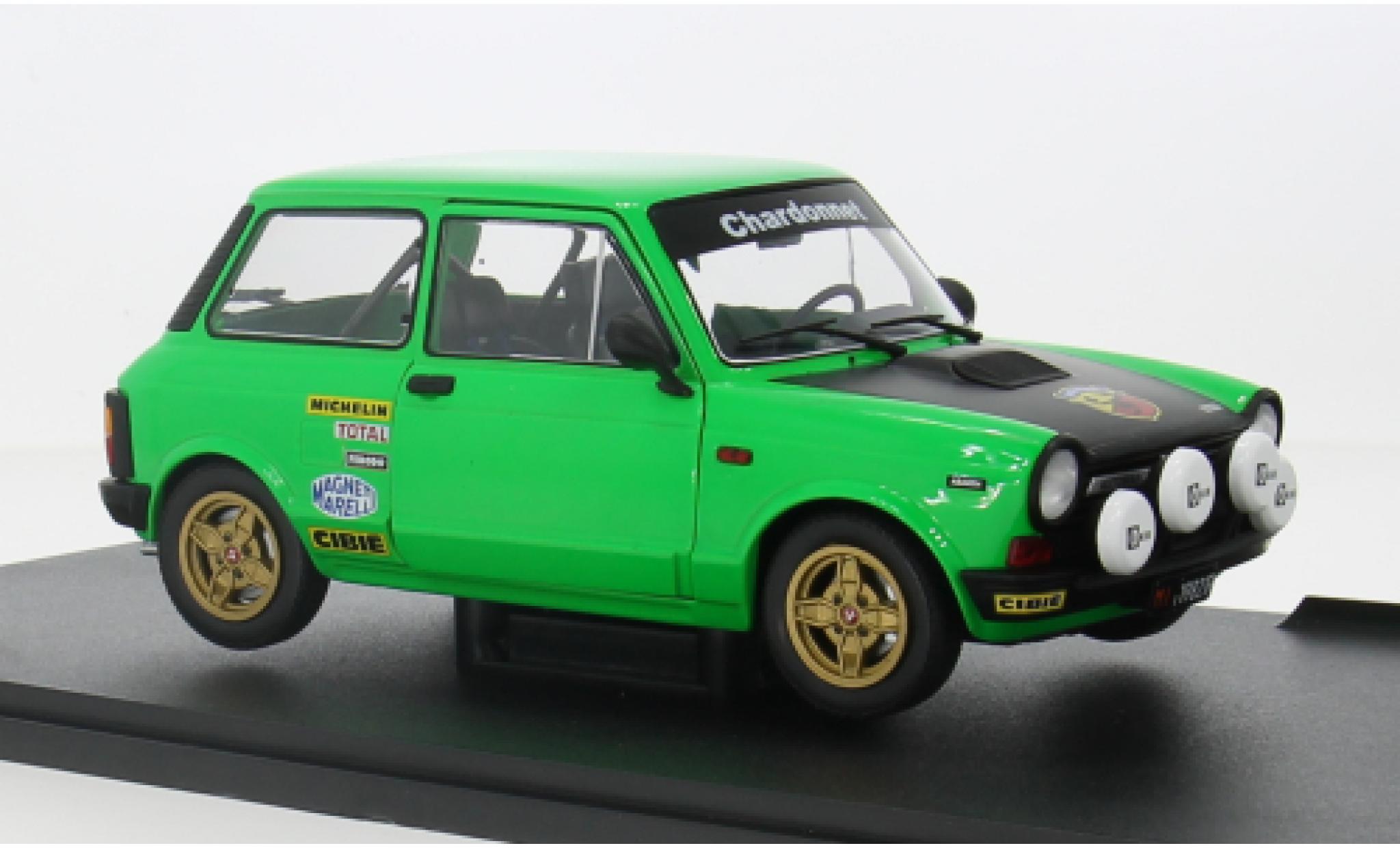 Autobianchi A112 1/18 Solido MK.5 Abarth grün/schwarz 1:18 modellino in miniatura