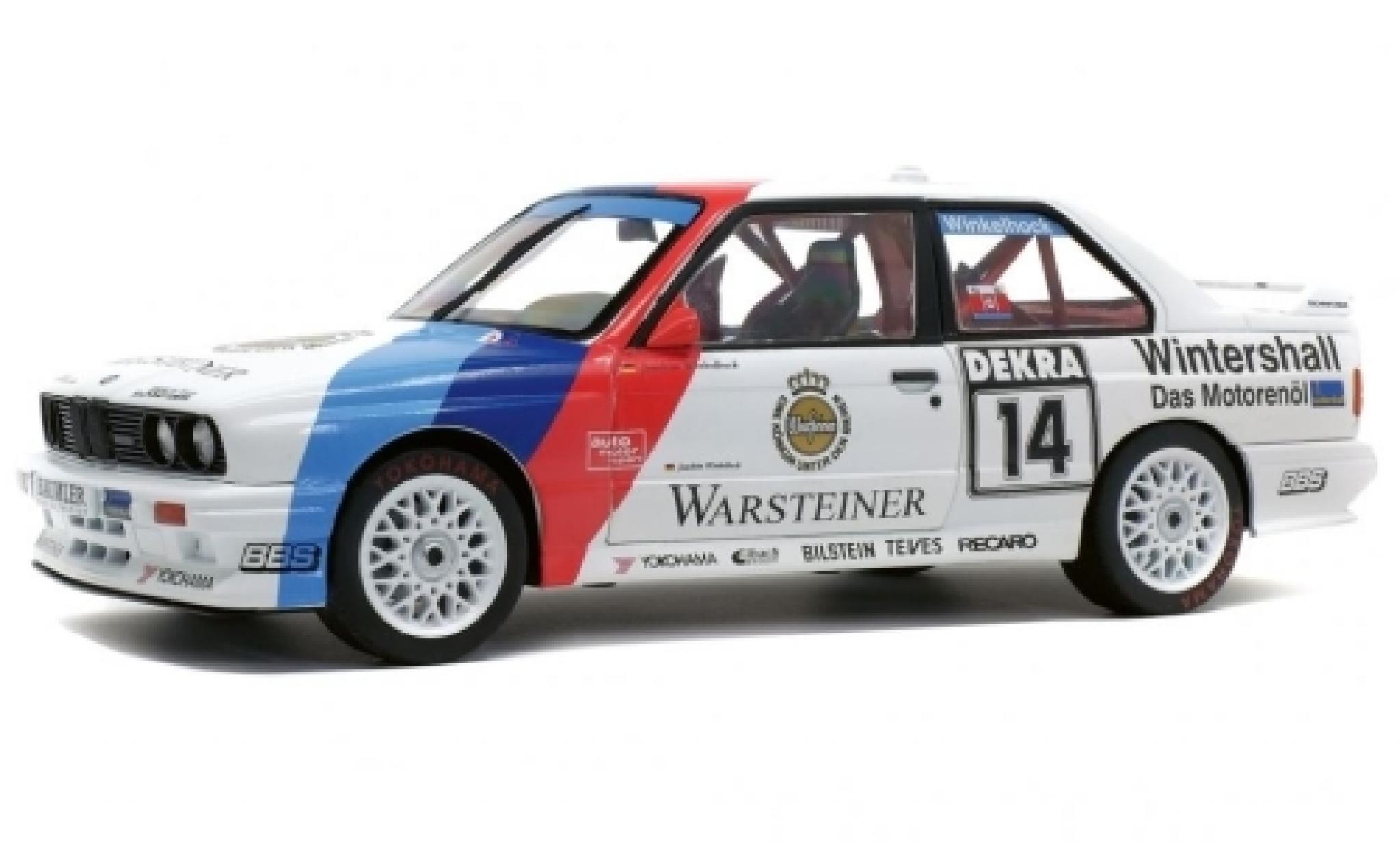 Bmw M3 1/18 Solido (E30) No.14 DTM 1992 J.Winkelhock modellino in miniatura