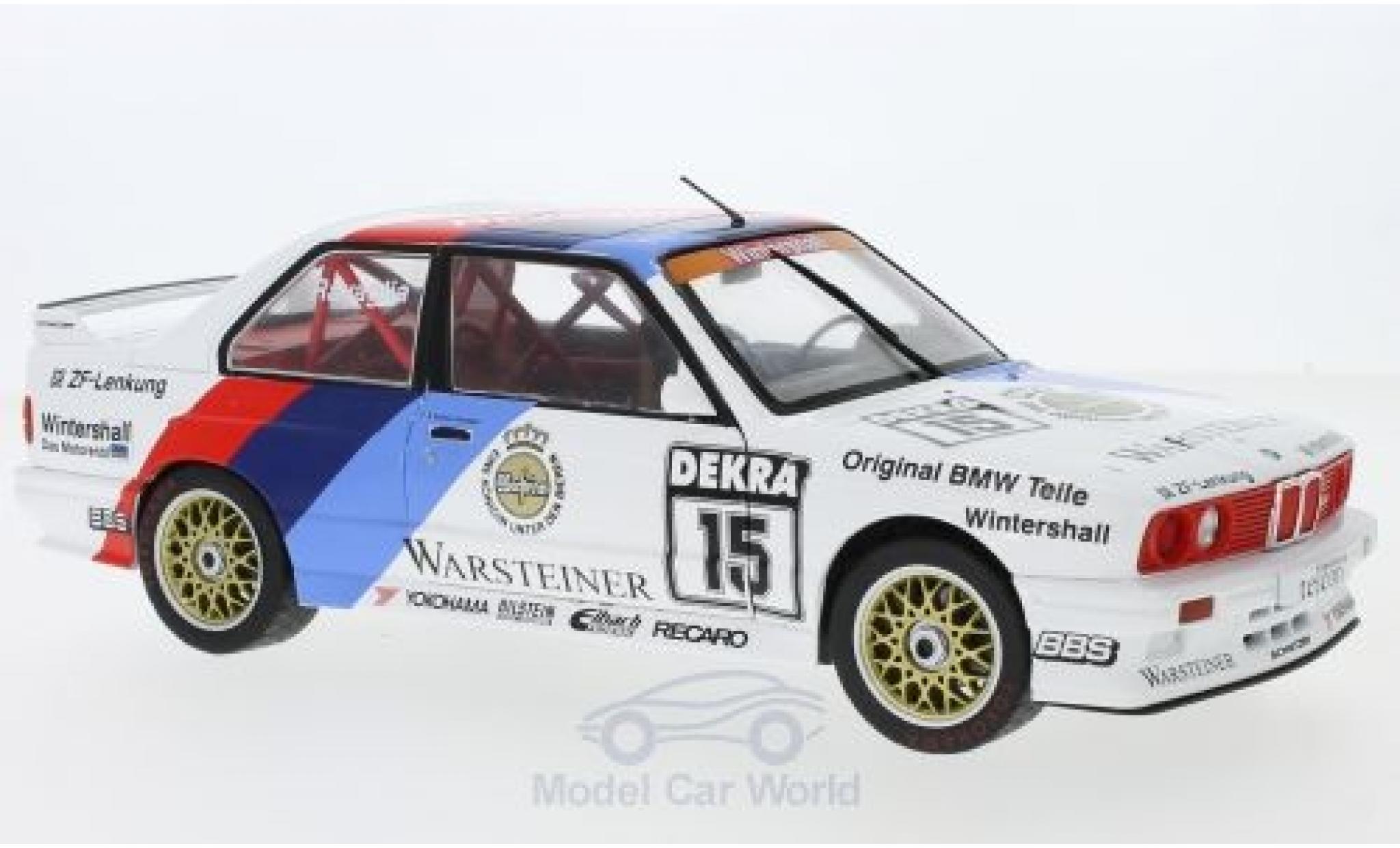 Bmw M3 E30 1/18 Solido (E30) No.15 DTM 1989 R.Ravaglia modellino in miniatura