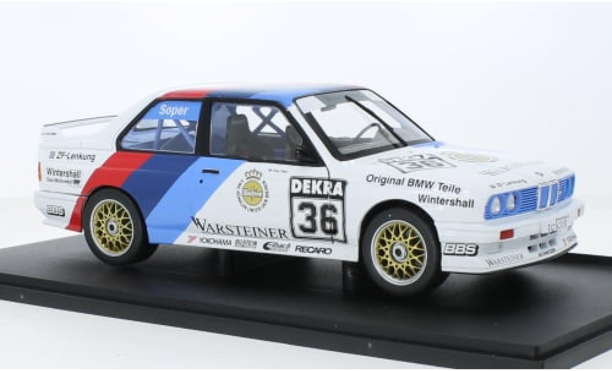 Bmw M3 1/18 Solido (E30) No.36 DTM 1989 1:18 modellino in miniatura