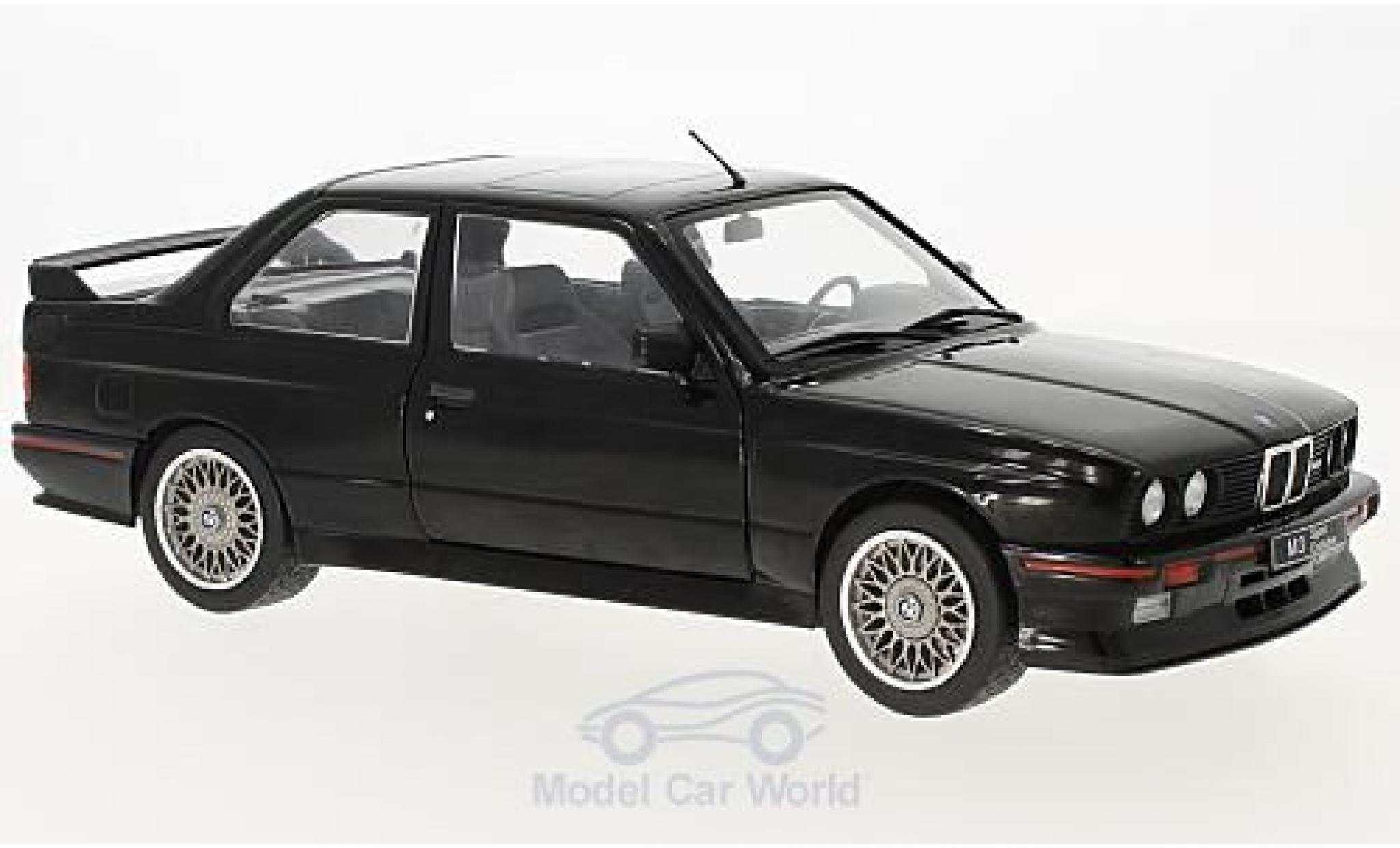 Bmw M3 1/18 Solido (E30) Sport Evo nero 1990 modellino in miniatura