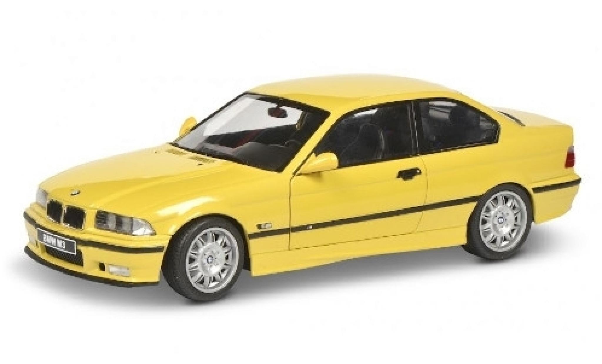Bmw M3 1/18 Solido (E36) giallo modellino in miniatura