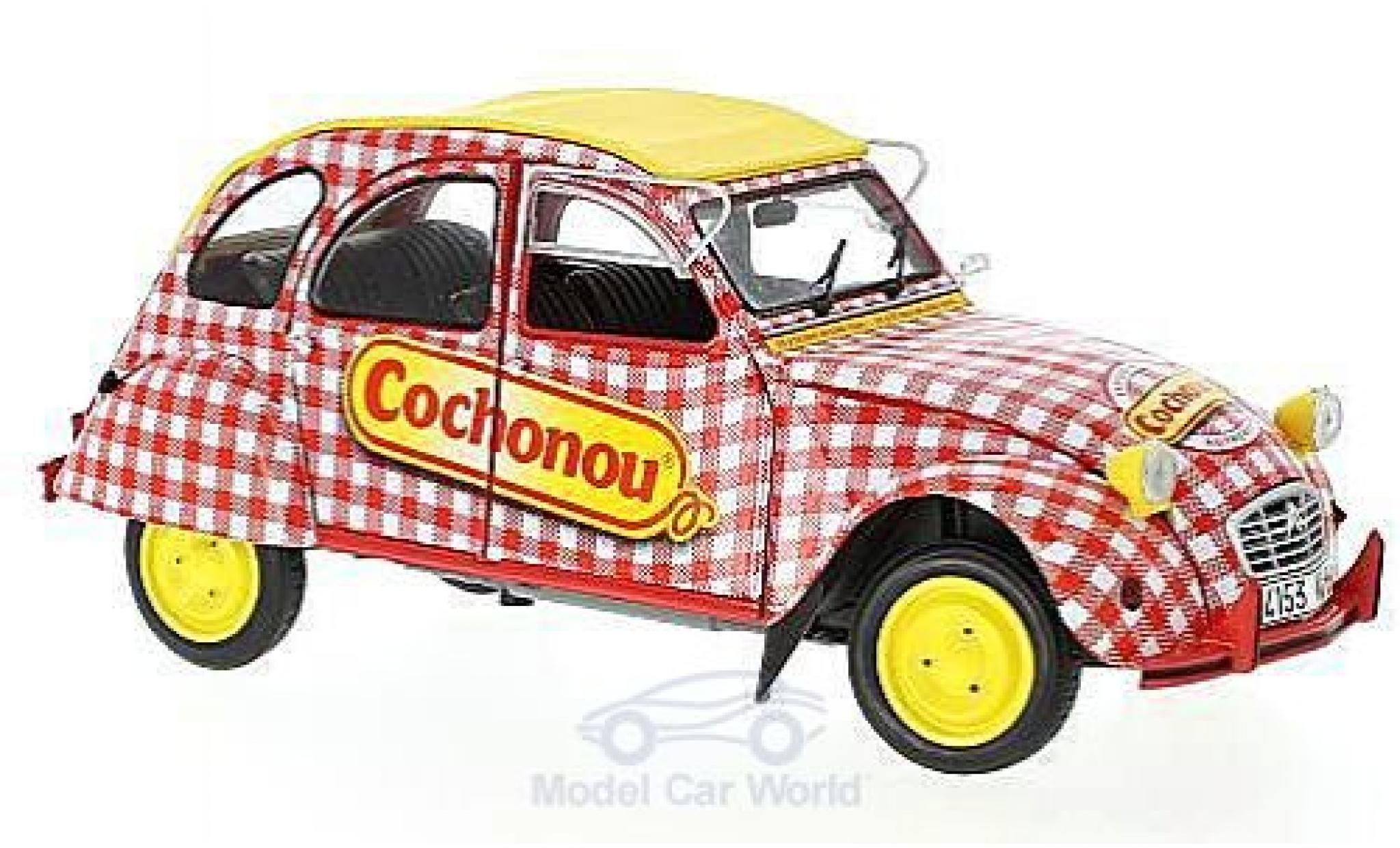 Citroen 2CV 1/18 Solido 6 Cochonou modellino in miniatura