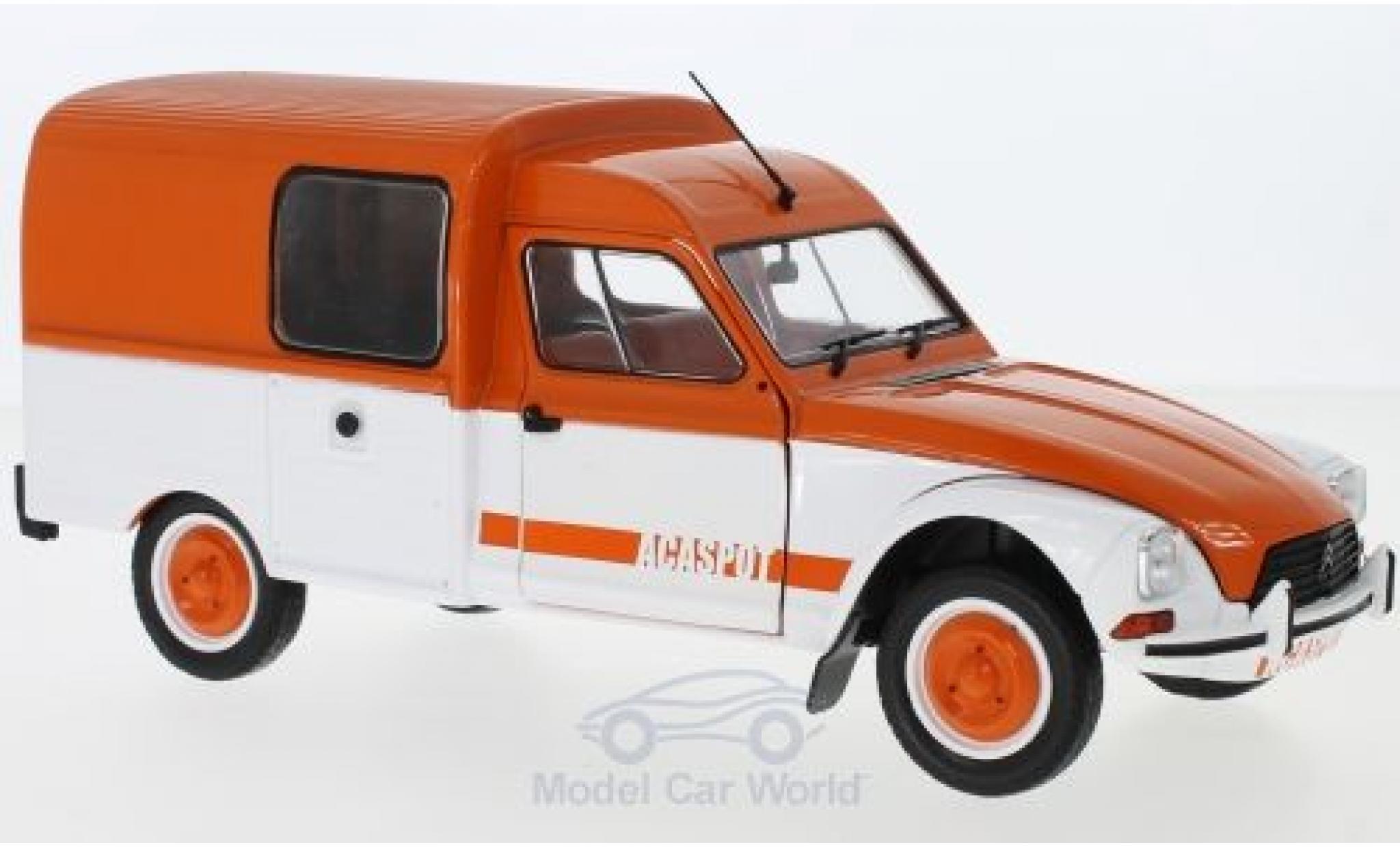 Citroen Acadiane 1/18 Solido Acaspot orange/beige 1984 modellino in miniatura