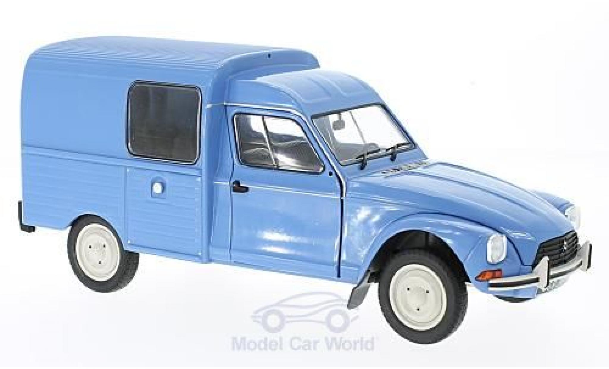 Citroen Acadiane 1/18 Solido blu 1984 modellino in miniatura