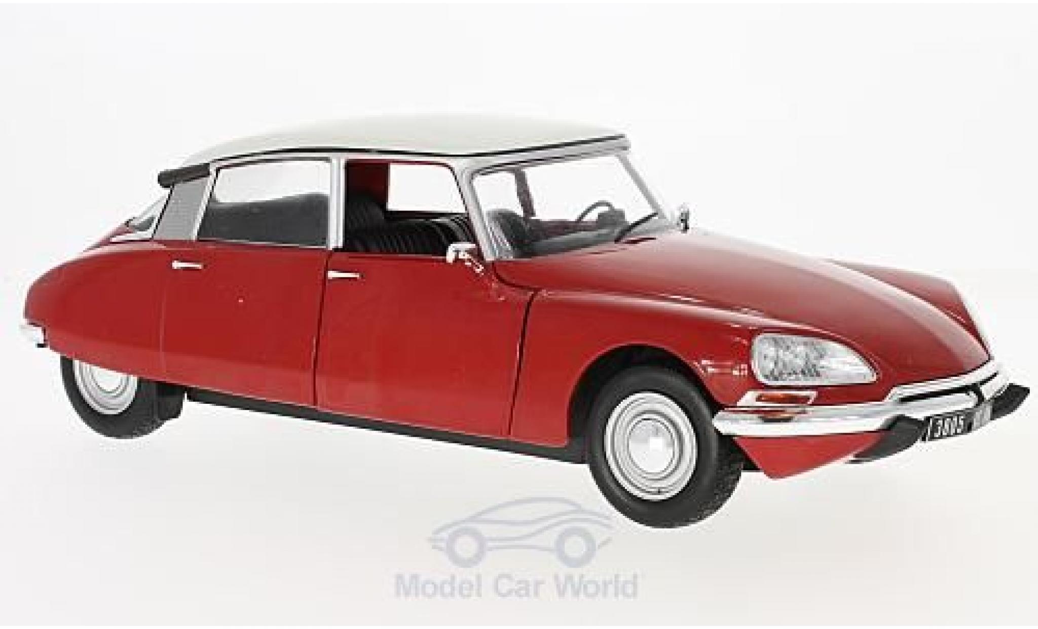 Citroen DS 19 1/18 Solido rosso/bianco 1972 modellino in miniatura