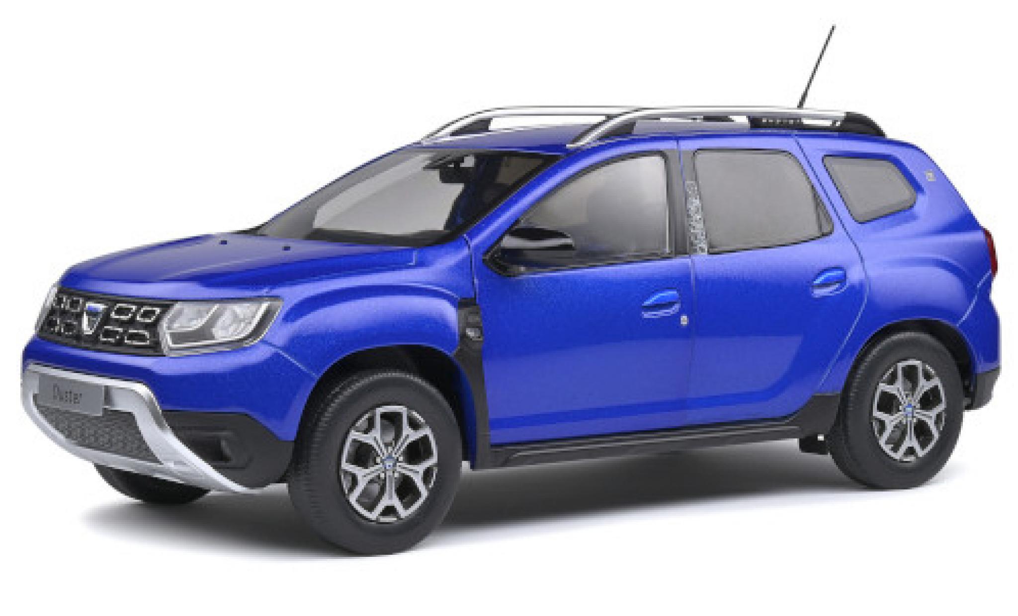 Dacia Duster 1/18 Solido MKII metallico blu 2018 modellino in miniatura