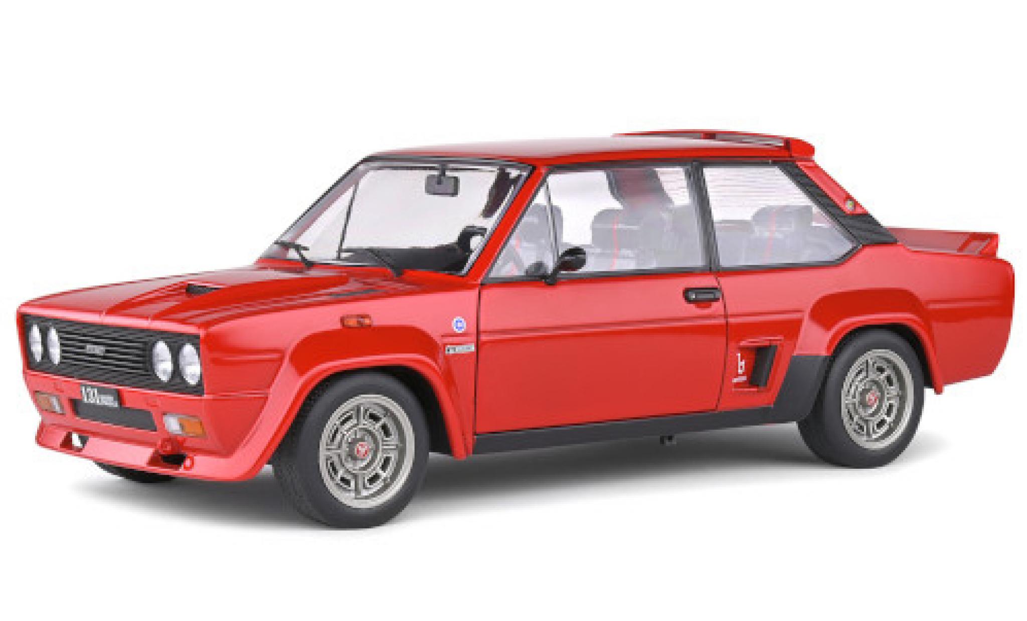 Fiat 131 1/18 Solido Abarth rosso 1980 modellino in miniatura