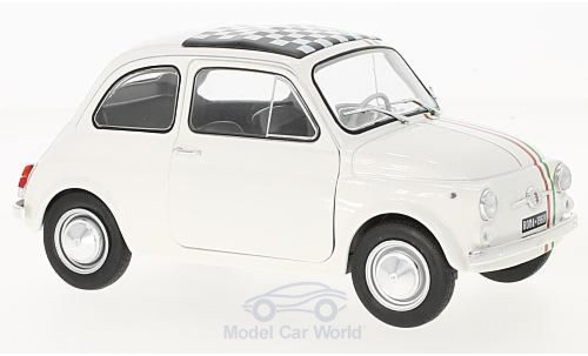 Fiat 500 L 1/18 Solido L Italia bianco/Dekor Italia 1968 modellino in miniatura