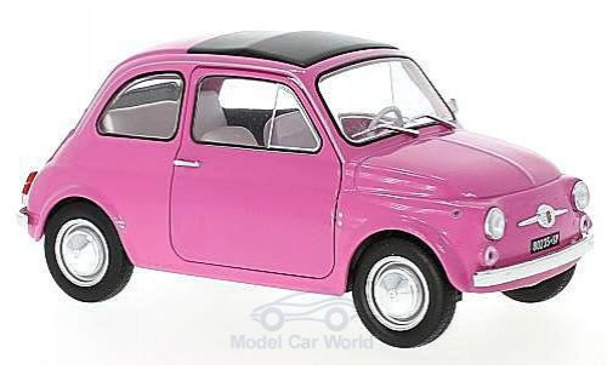 Fiat 500 L 1/18 Solido L rosa 1969 modellino in miniatura