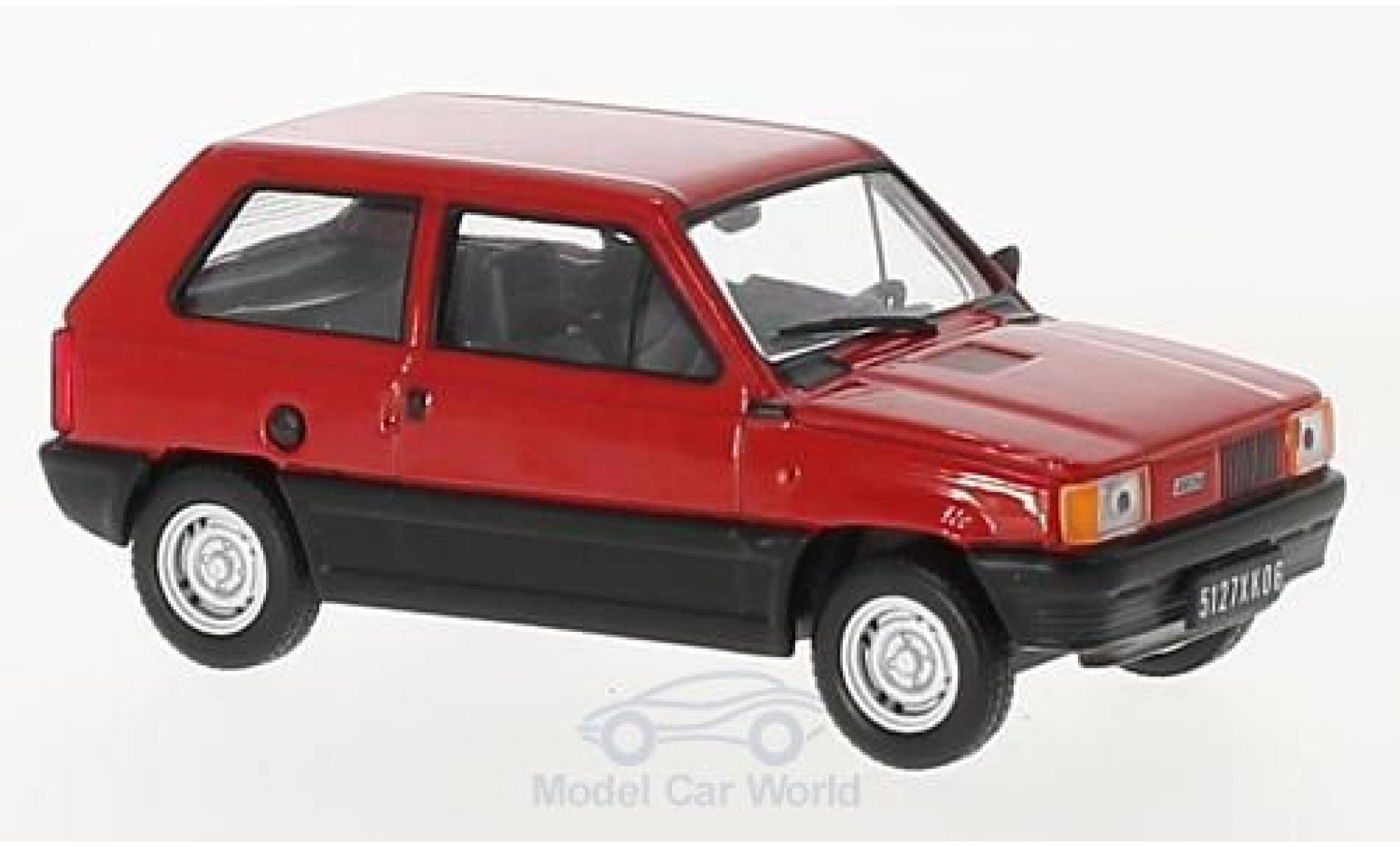 Fiat Panda 1/43 Solido 34 rosso 1990 modellino in miniatura