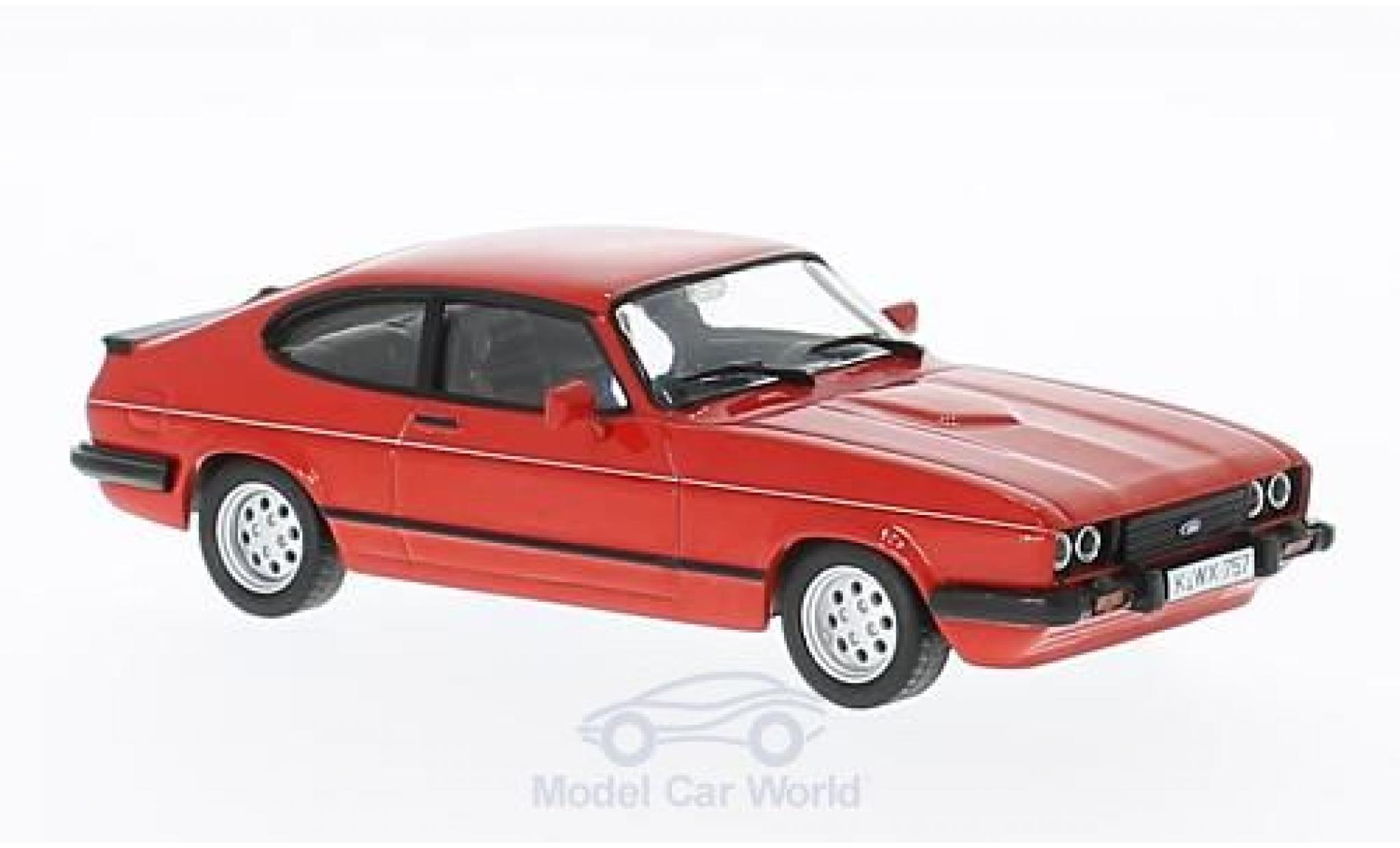 Ford Capri 1/43 Solido MKIII 2.8i rosso 1981 modellino in miniatura
