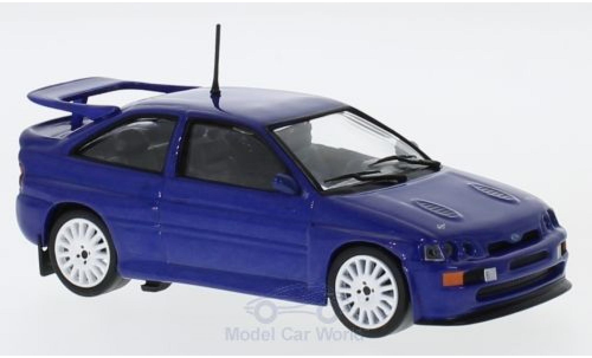 Ford Escort 1/43 Solido RS Cosworth metallico blu 1992 modellino in miniatura