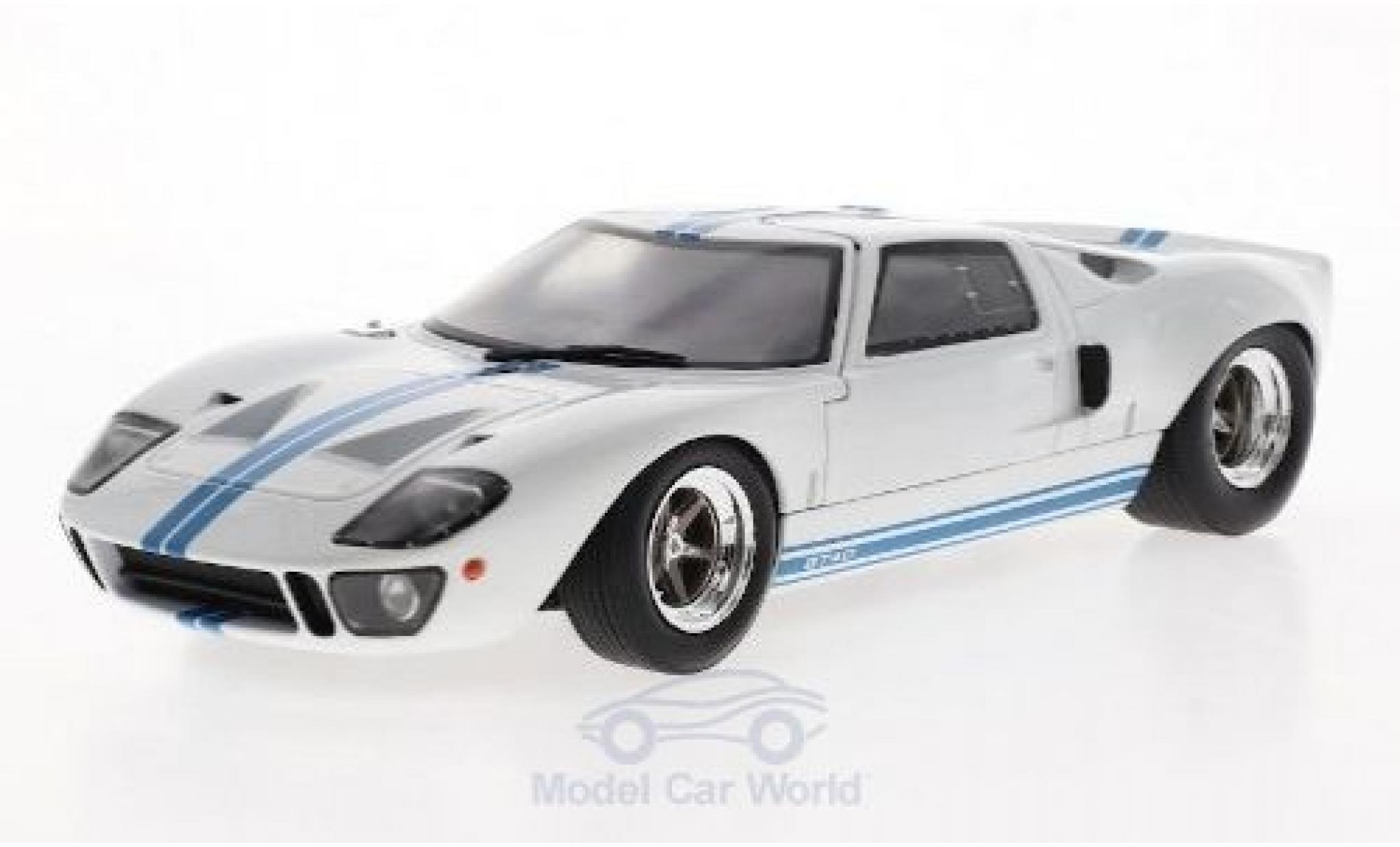 Ford GT40 1/18 Solido MK I bianco/blu 1968 modellino in miniatura