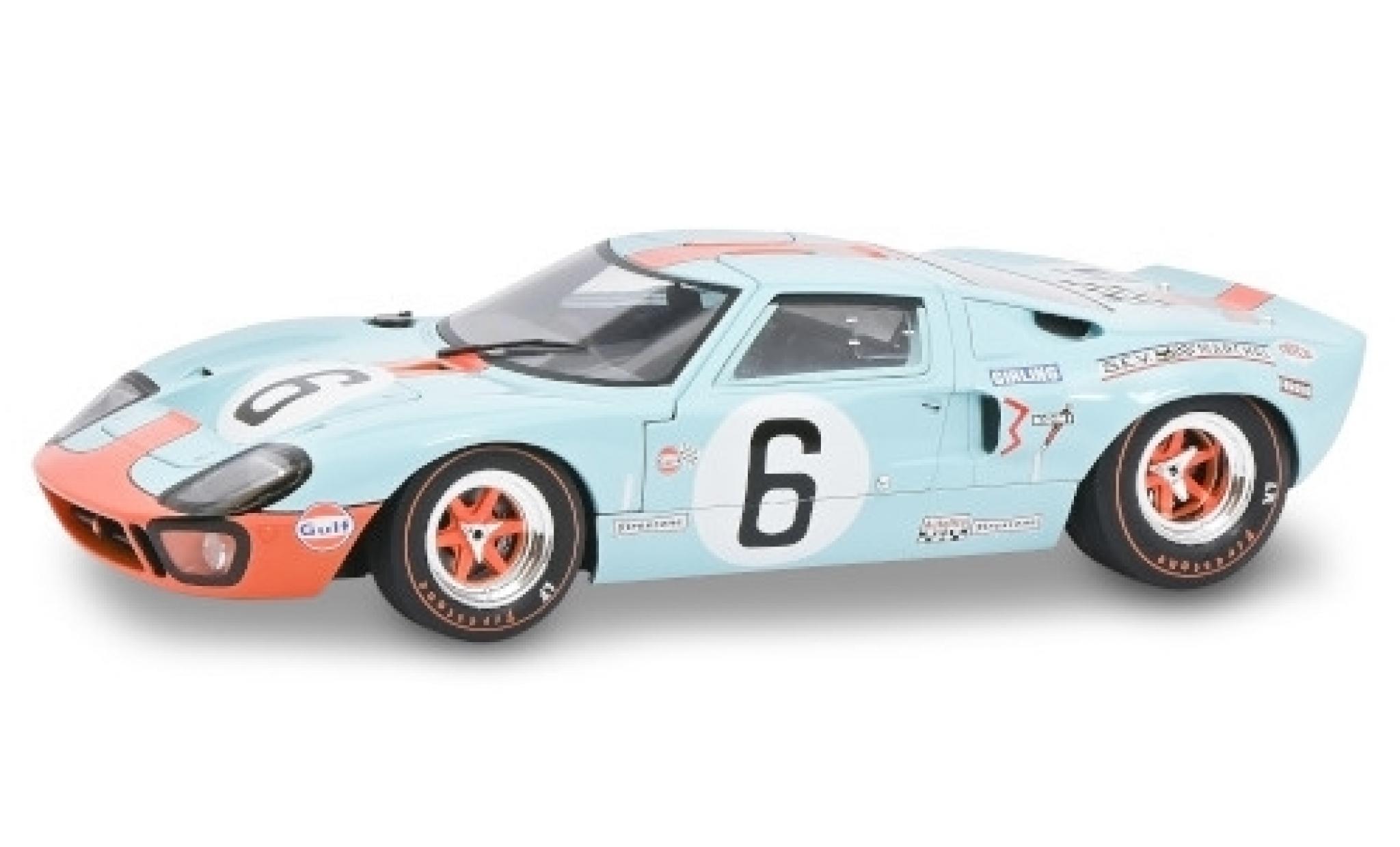 Ford GT40 1/18 Solido RHD No.6 John Wyer Automotive Engineering 24h Le Mans 1969 J.Ickx/J.Oliver modellino in miniatura
