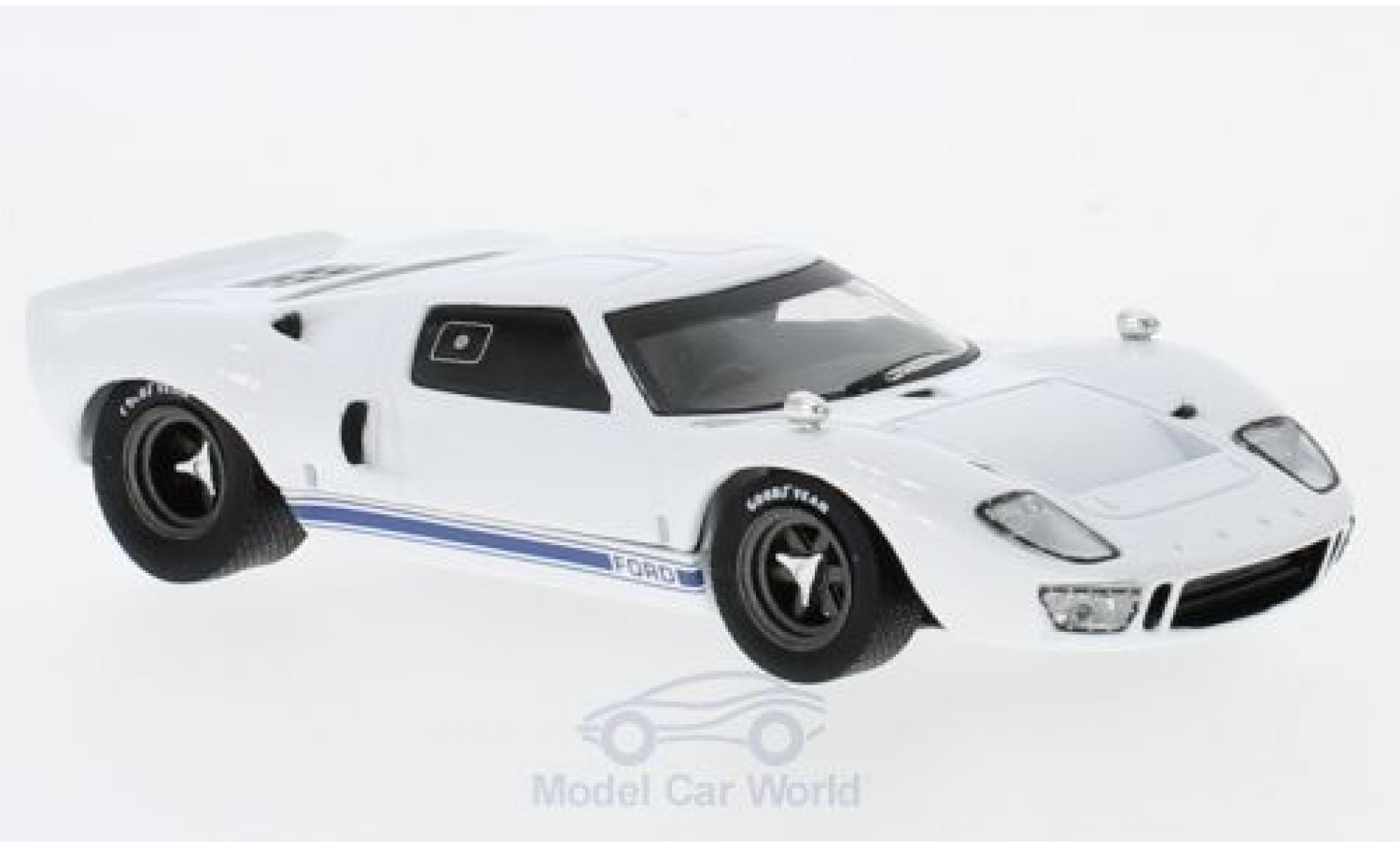 Ford GT40 1/43 Solido bianco RHD 1966 modellino in miniatura