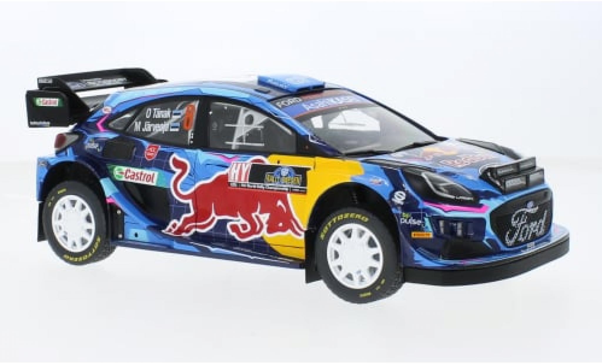 Ford Puma 1/18 Solido Rally1 No.8 Red Bull Rallye WM Rallye Schweden 2023 1:18 modellino in miniatura