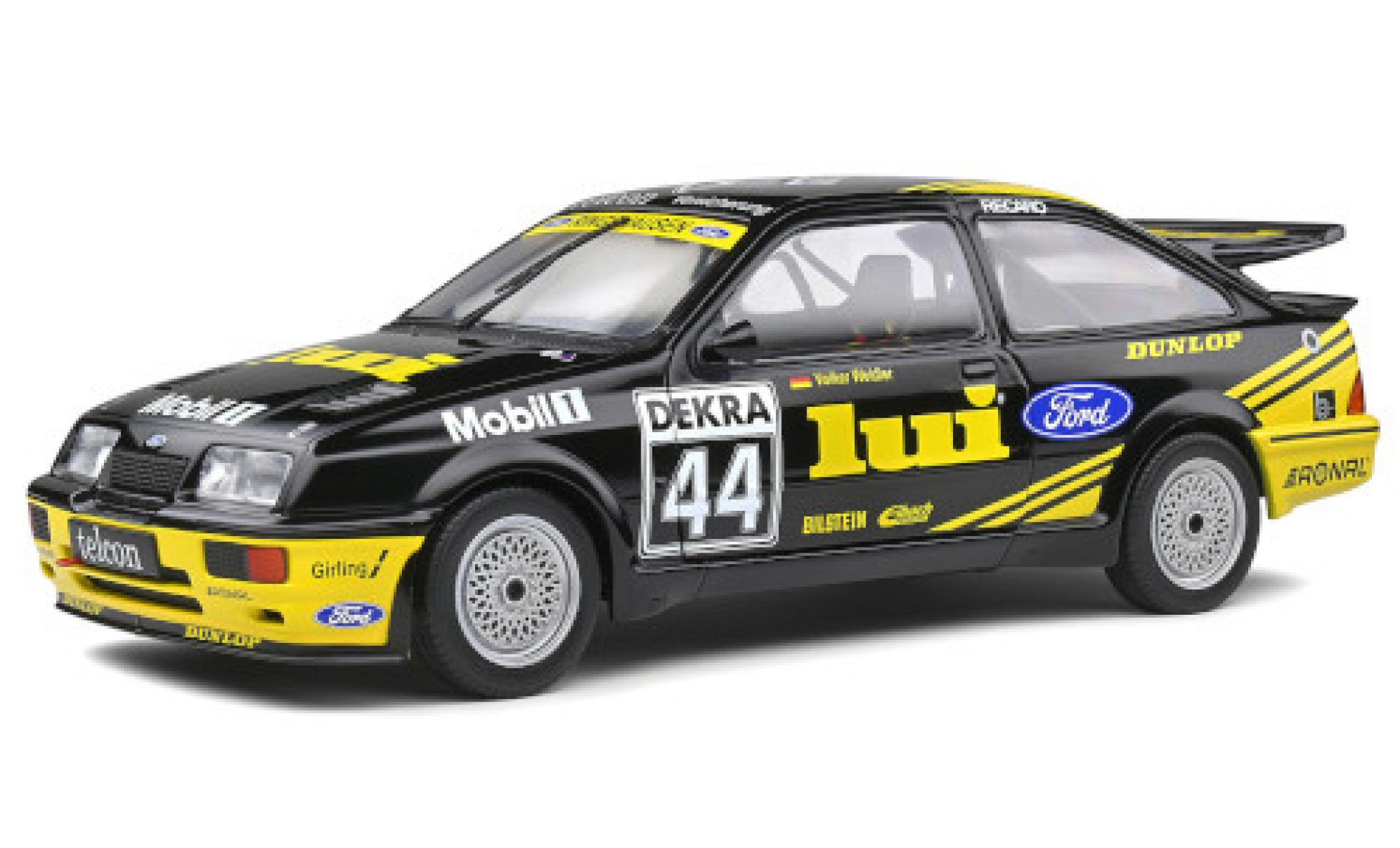 Ford Sierra 1/18 Solido Cosworth RS 500 No.44 ABR Ringshausen Lui DTM Nürburgring 1989 V.Weidler modellino in miniatura
