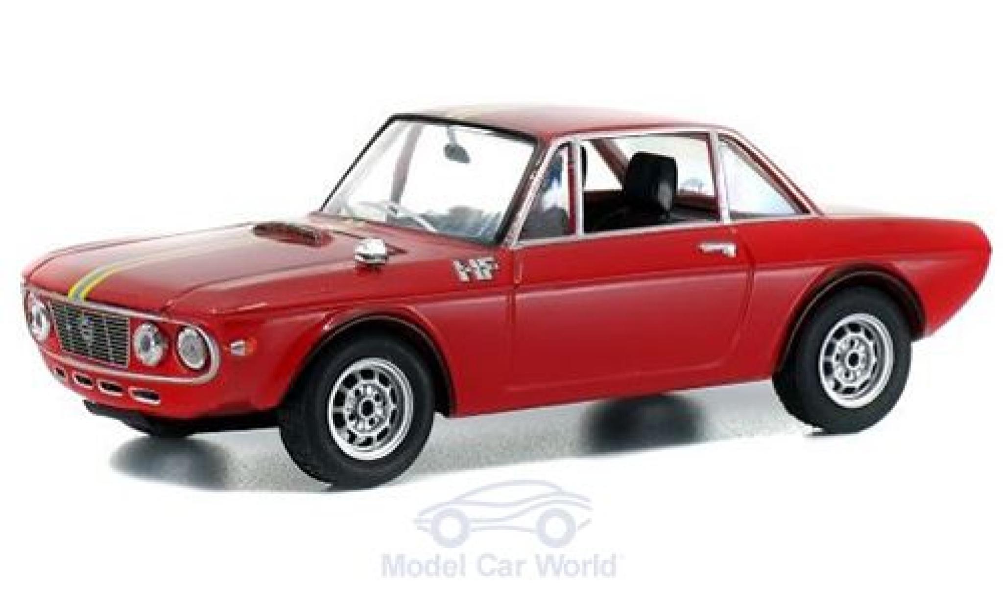Lancia Fulvia 1/43 Solido Fanalone rosso/Dekor 1969 modellino in miniatura