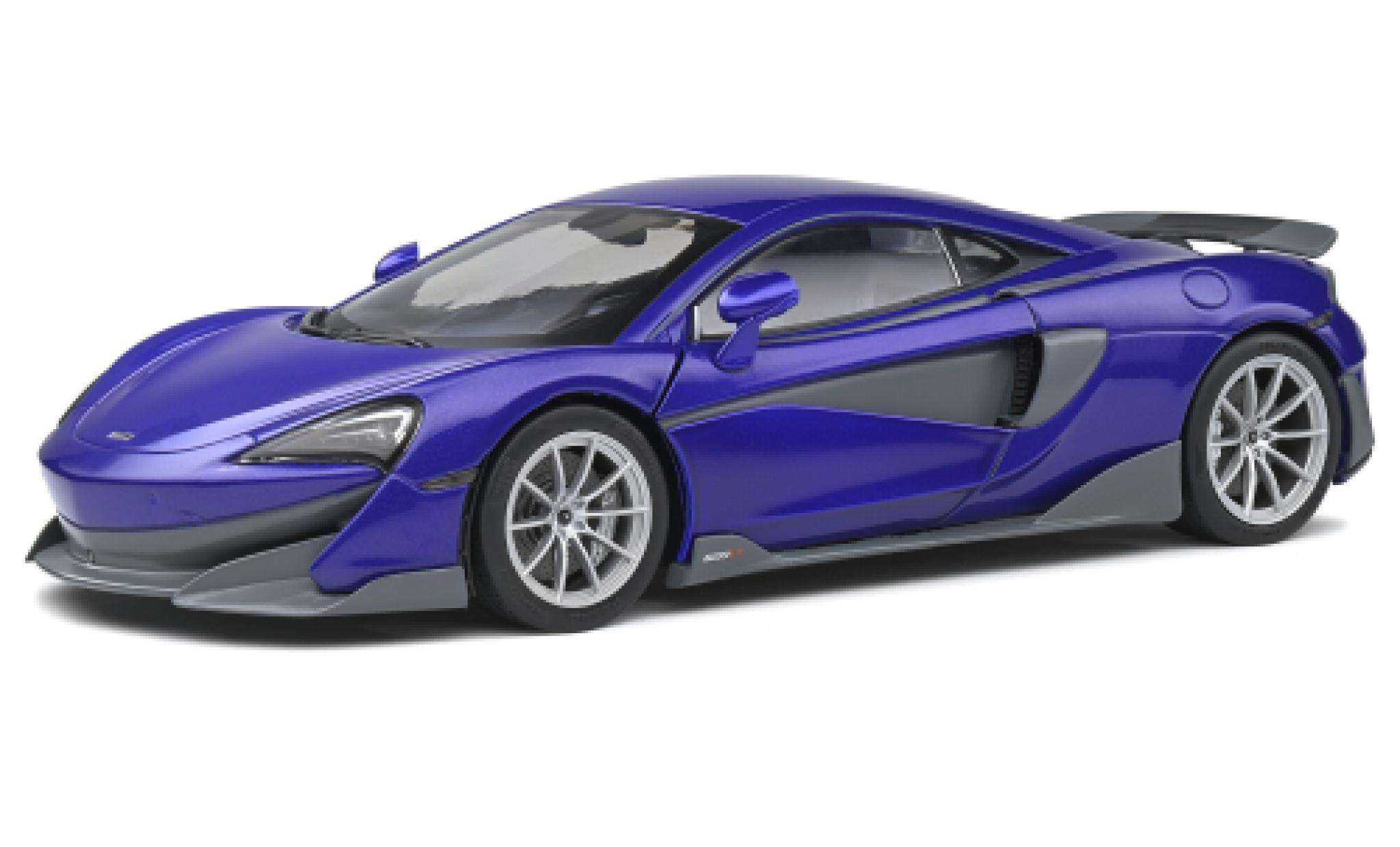 McLaren 600 1/18 Solido LT porpora 2018 modellino in miniatura