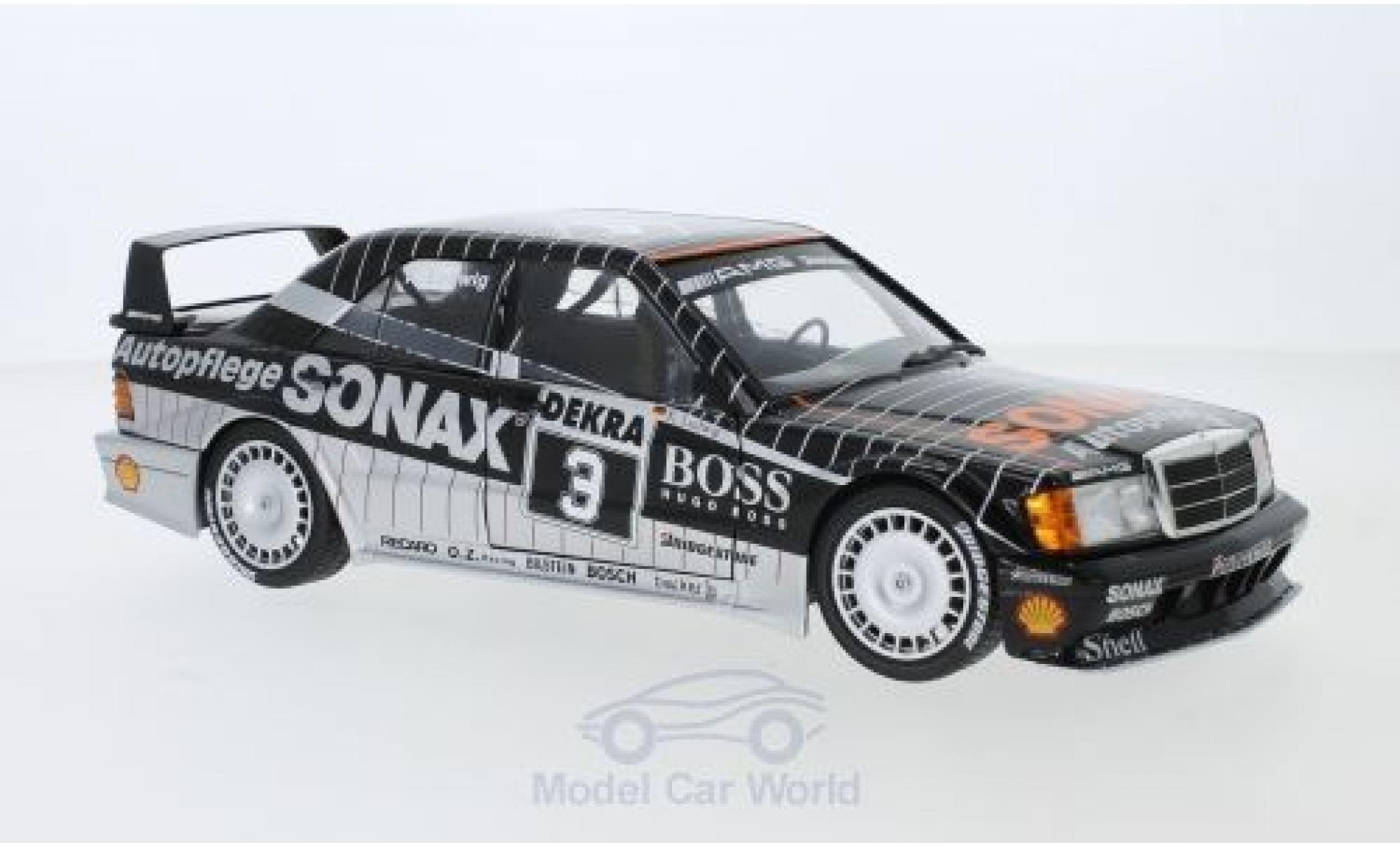 Mercedes 190 1/18 Solido E 2.5-16 Evo 2 No.3 Sonax DTM 1992 K.Ludwig modellino in miniatura