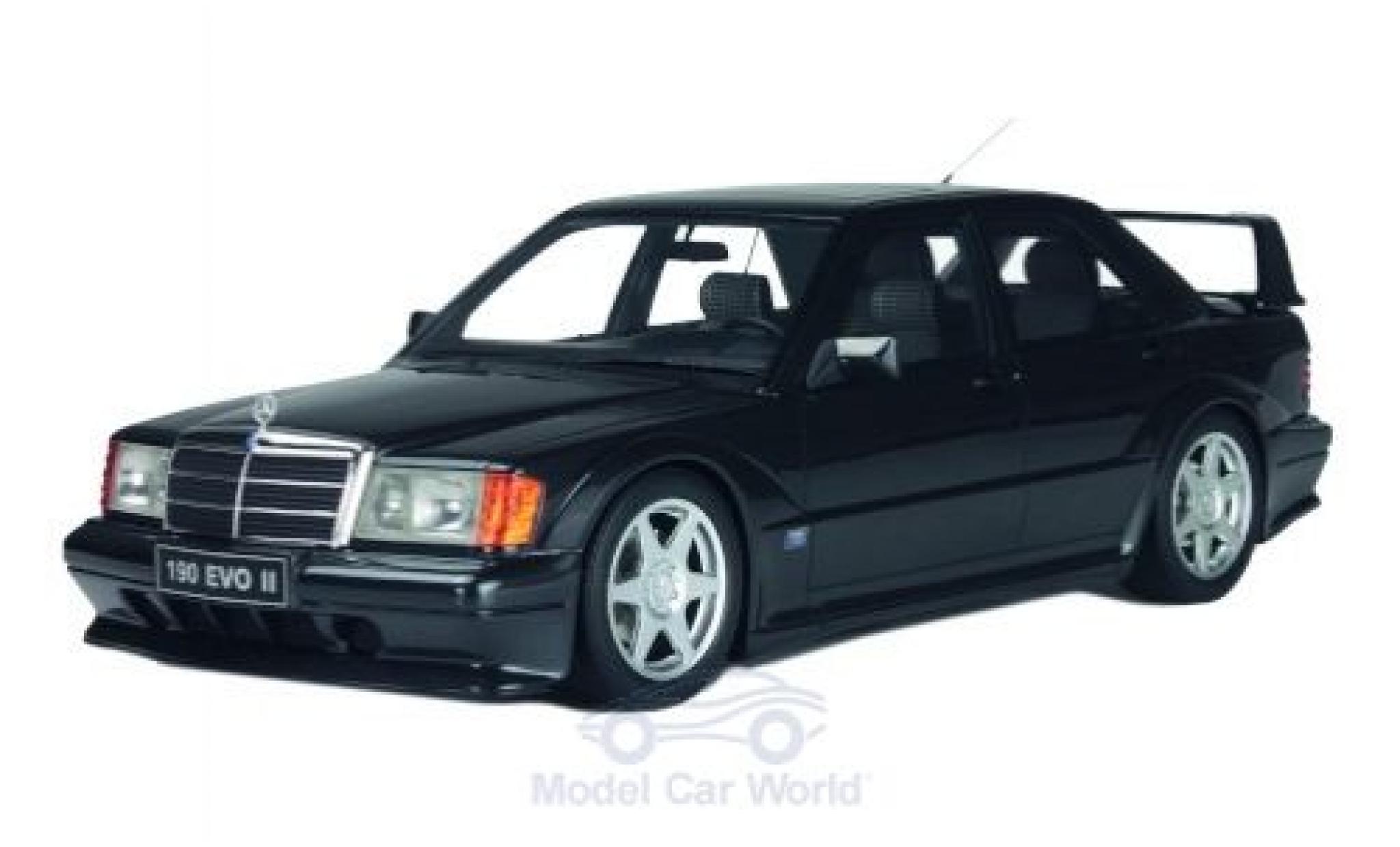 Mercedes 190 1/18 Solido E 2.5-16 Evolution II nero 1990 modellino in miniatura