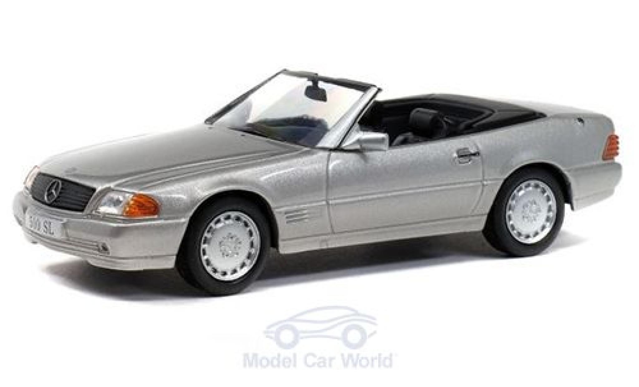 Mercedes 500 1/43 Solido SL (R109) grigio 1989 modellino in miniatura