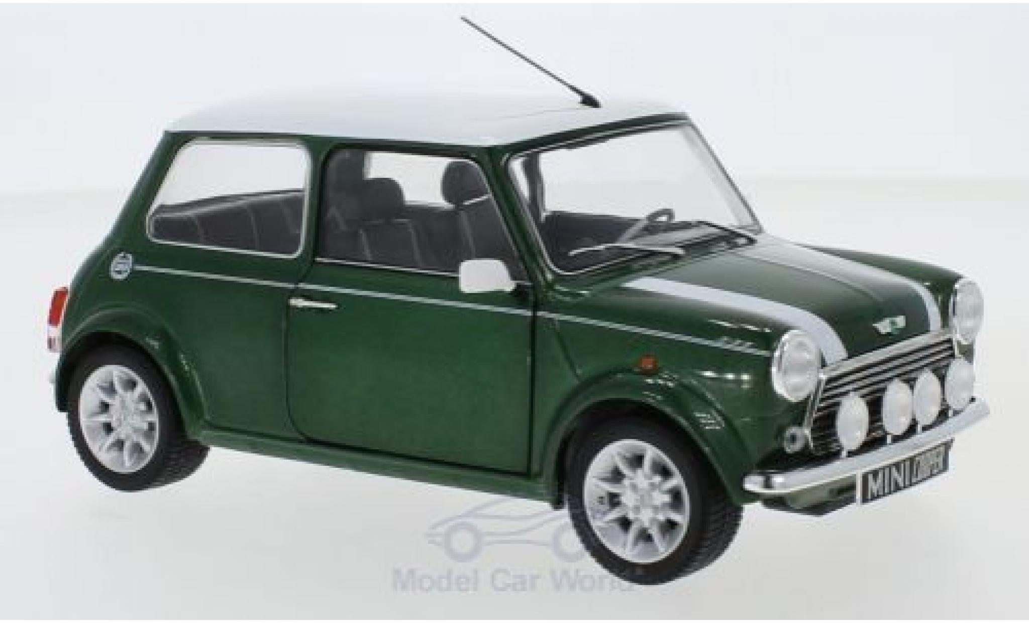 Mini Cooper 1/18 Solido 1.3i Sport Pack metallico verde/bianco 1997 modellino in miniatura