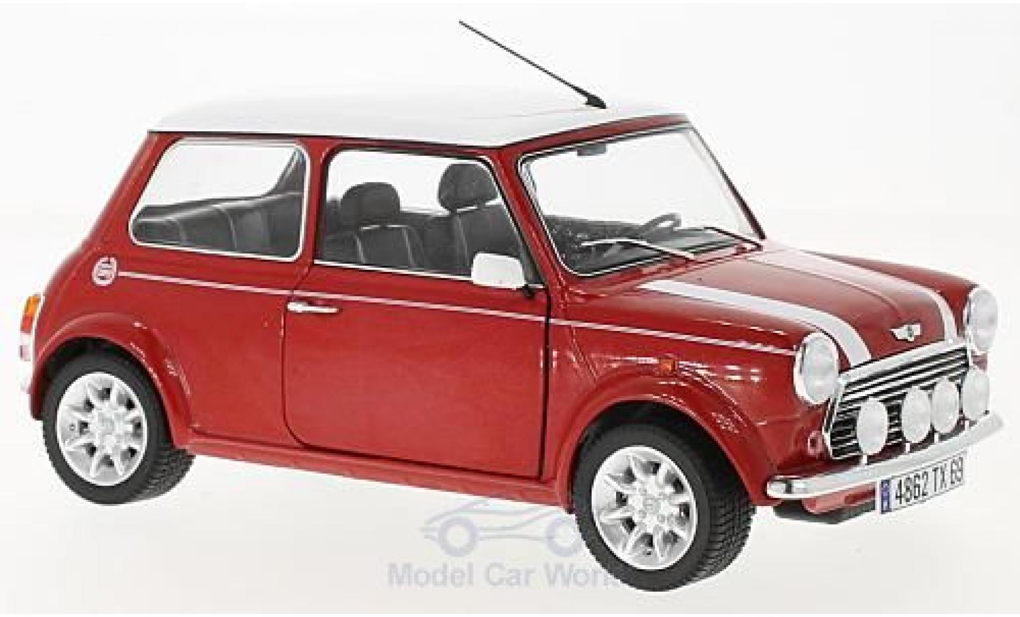 Mini Cooper S 1/18 Solido 1.3i Sport Pack rosso/bianco modellino in miniatura