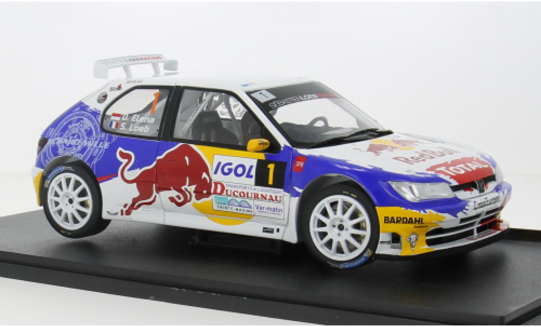 Peugeot 306 1/18 Solido Maxi #1 1:18 modellino in miniatura