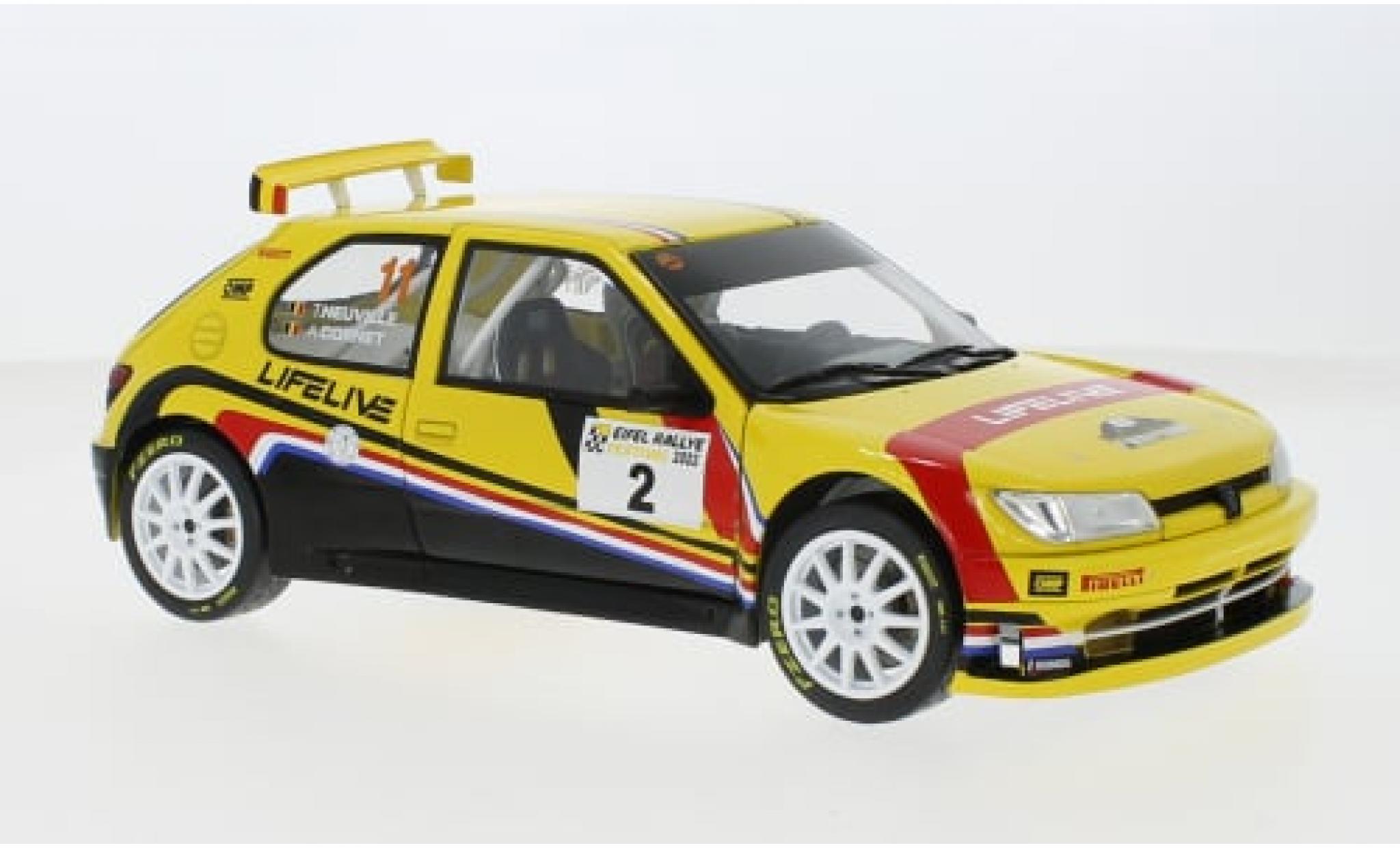 Peugeot 306 1/18 Solido Maxi No.2 Eifel Rallye Festival 2022 1:18 modellino in miniatura
