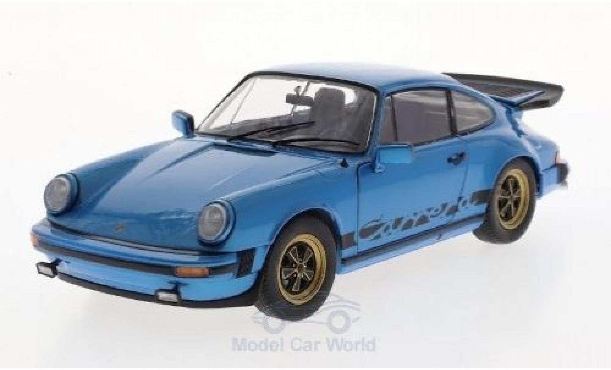 Porsche 930 1/18 Solido 911 () Carrera 3.0 metallico blu 1984 modellino in miniatura