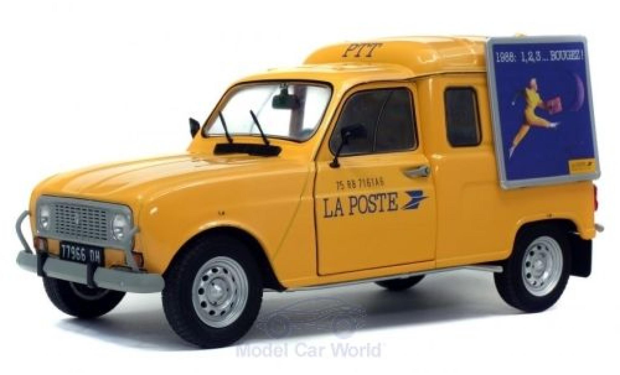 Renault 4 1/18 Solido LF La Poste (F) 1988 modellino in miniatura