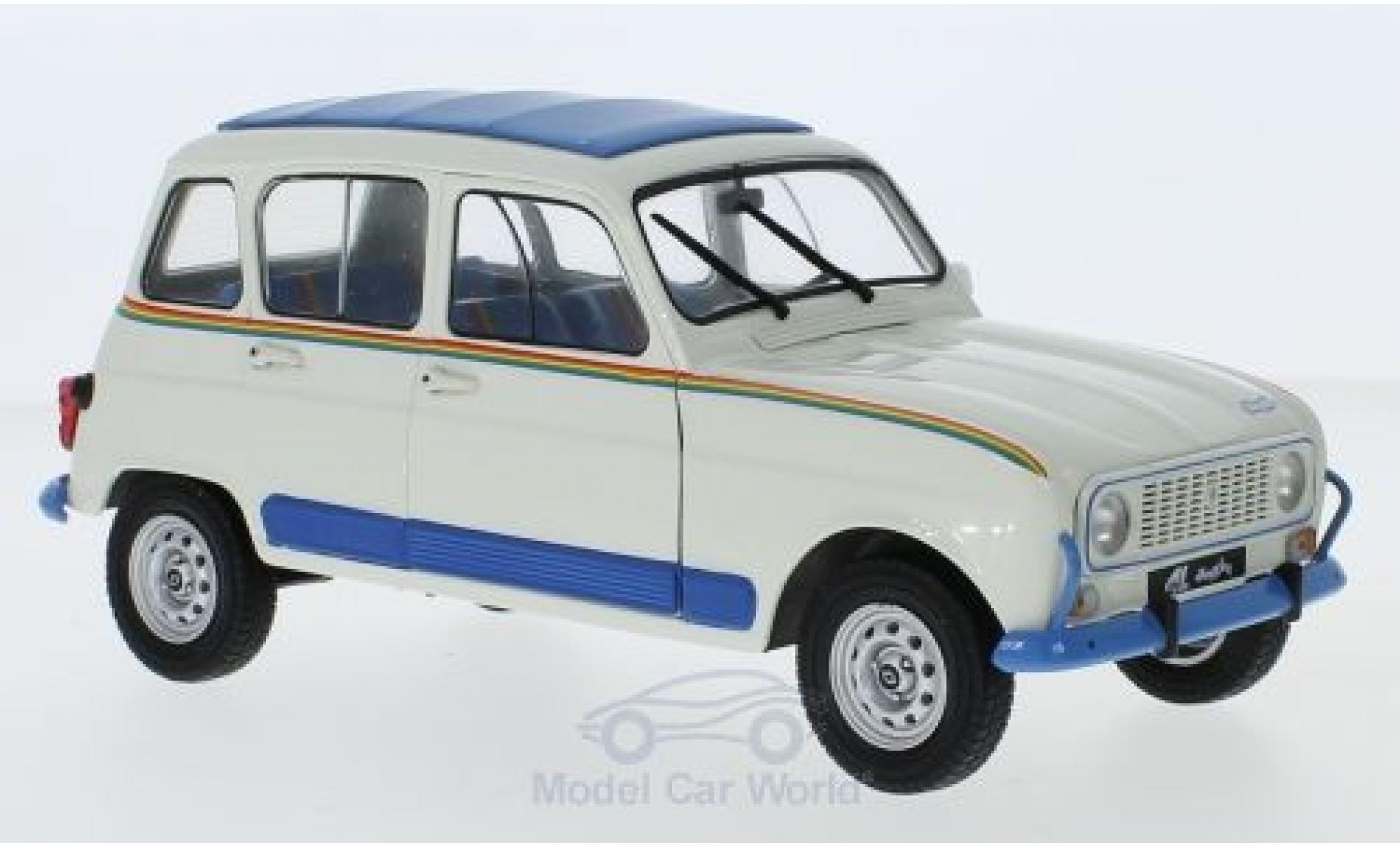 Renault 4 1/18 Solido L Jogging beige/blu modellino in miniatura