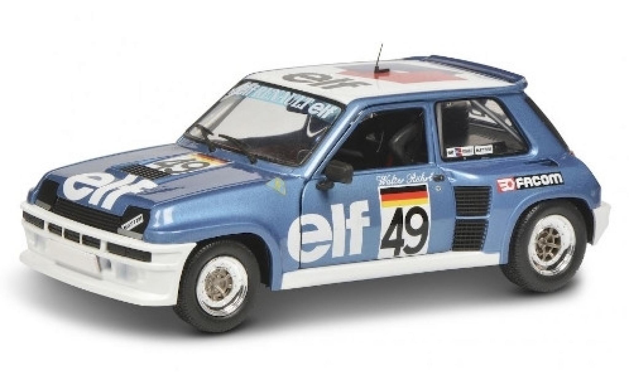 Renault 5 1/18 Solido Turbo No.49 Elf Elf Turbo Europacup Zeltweg 1981 W.Röhrl modellino in miniatura