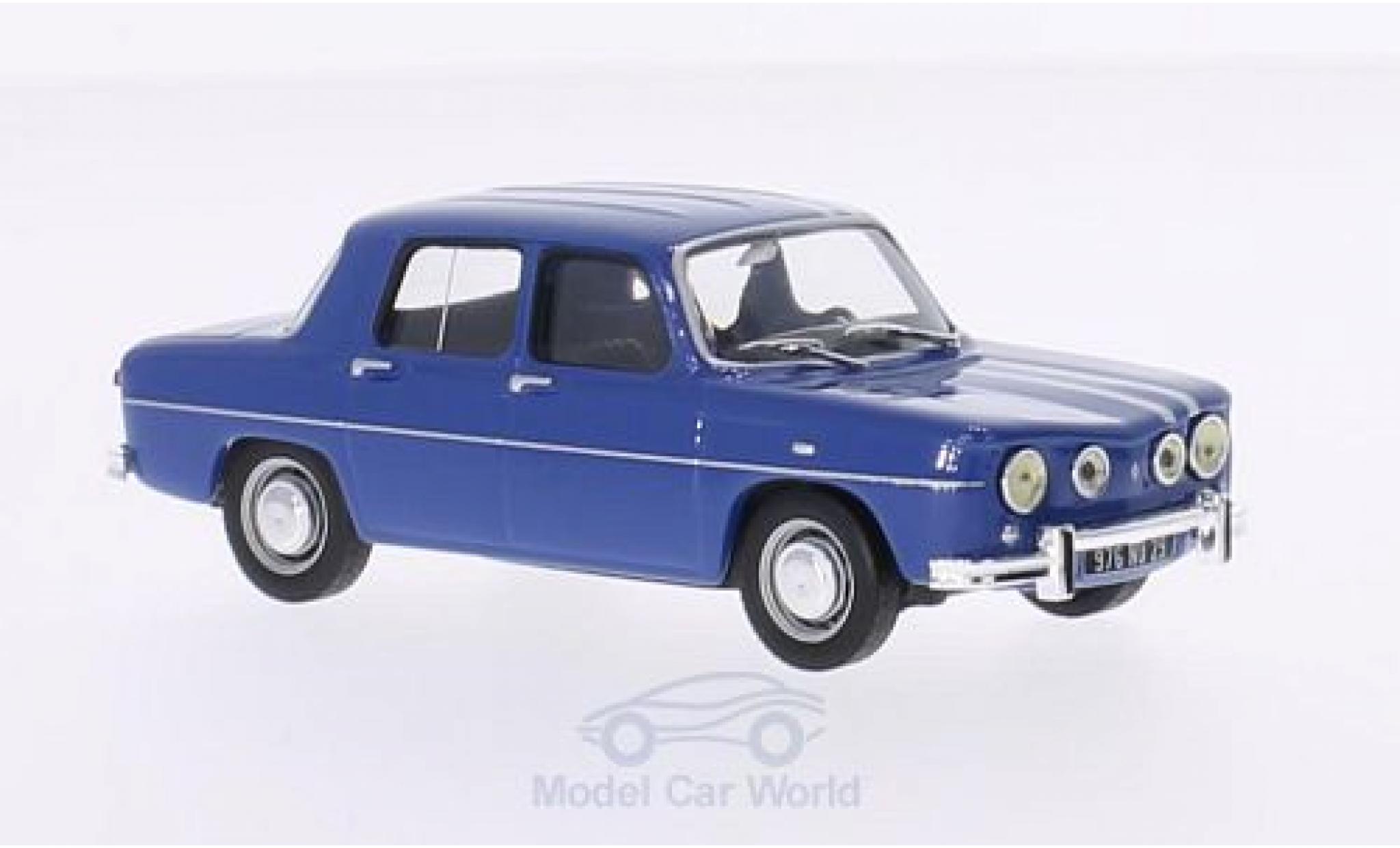Renault 8 1/43 Solido Gordini 1300 blu/bianco 1969 modellino in miniatura
