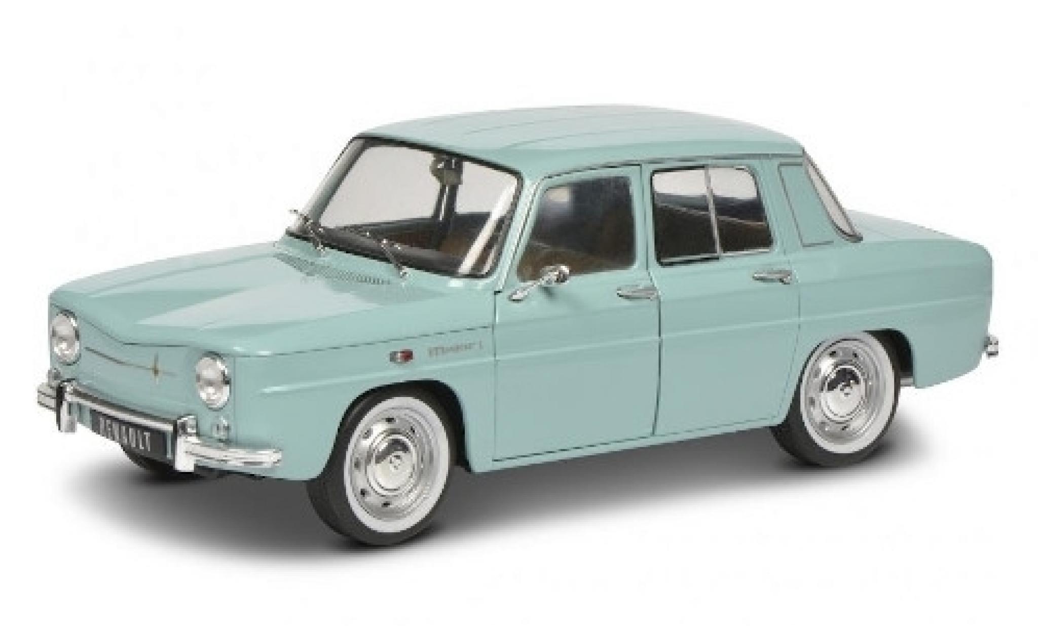 Renault 8 1/18 Solido Major blu modellino in miniatura